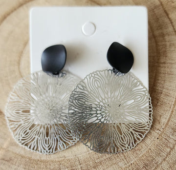 Elena Earrings – Silver
