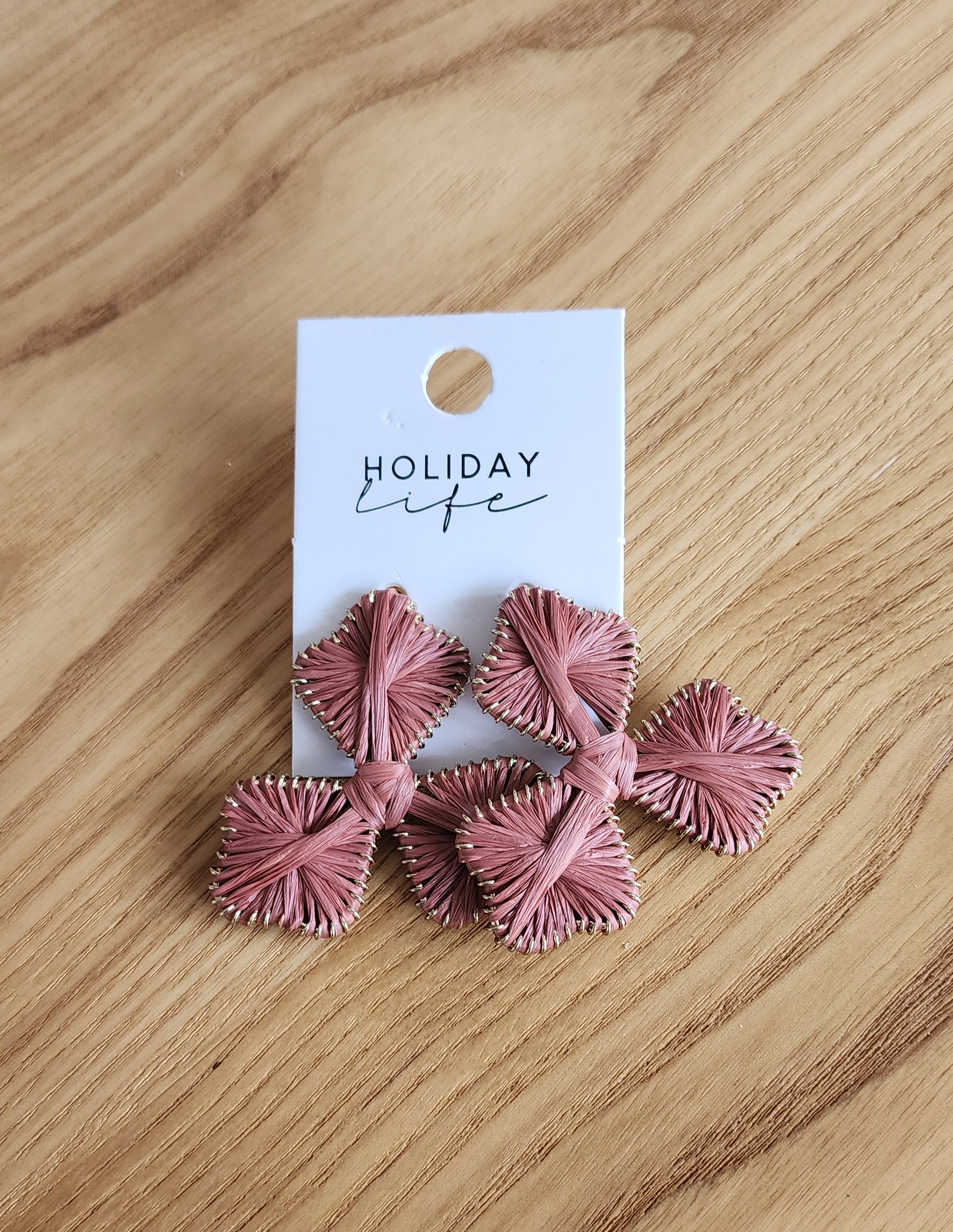 Conti Earrings – Rust