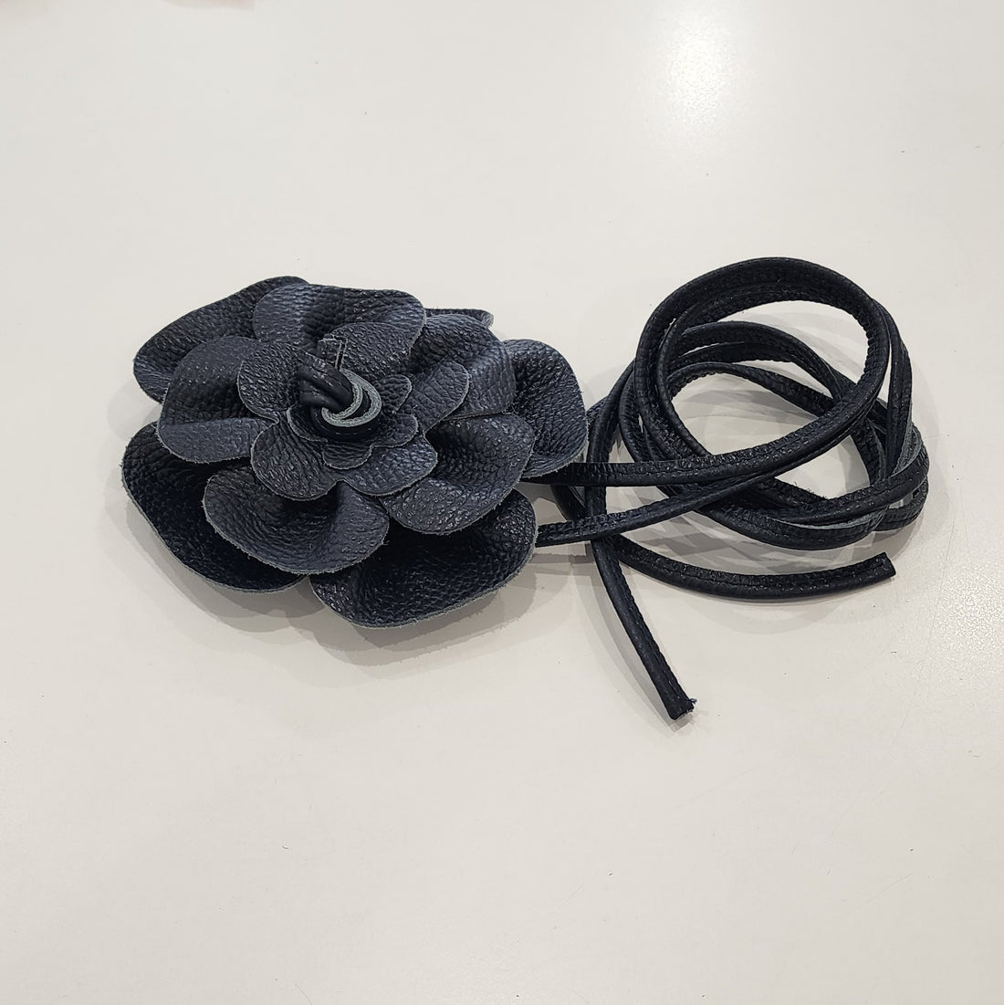 Flower Wrap Belt – French Navy