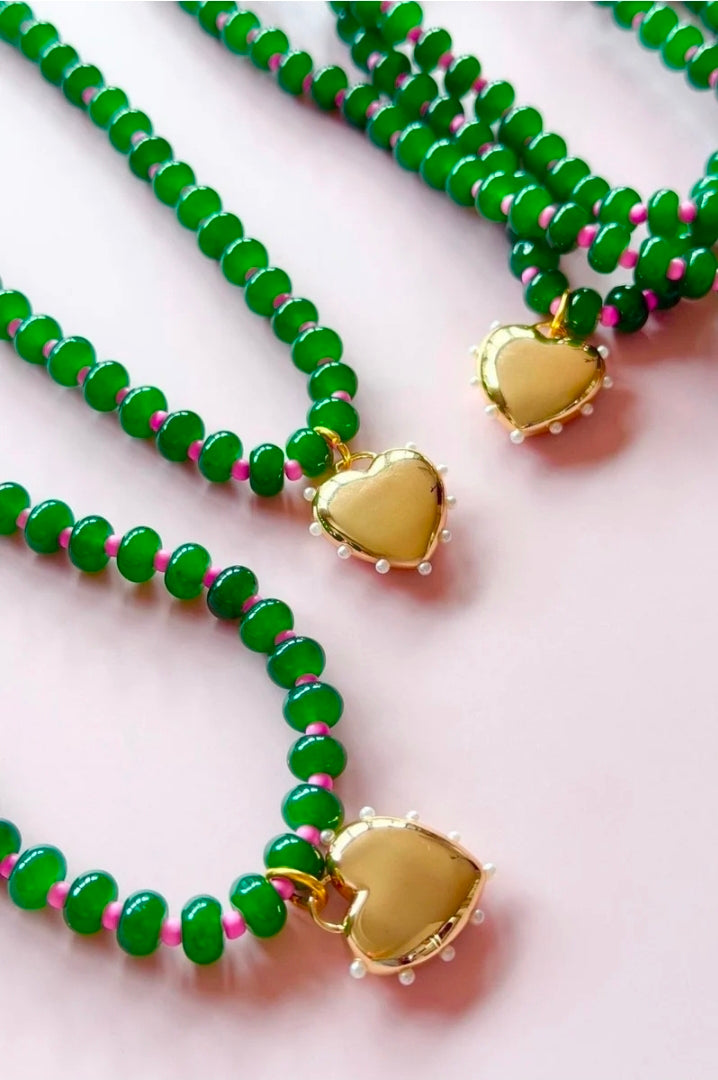 Emerald Gem Necklce
