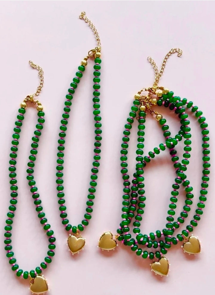 Emerald Gem Necklce