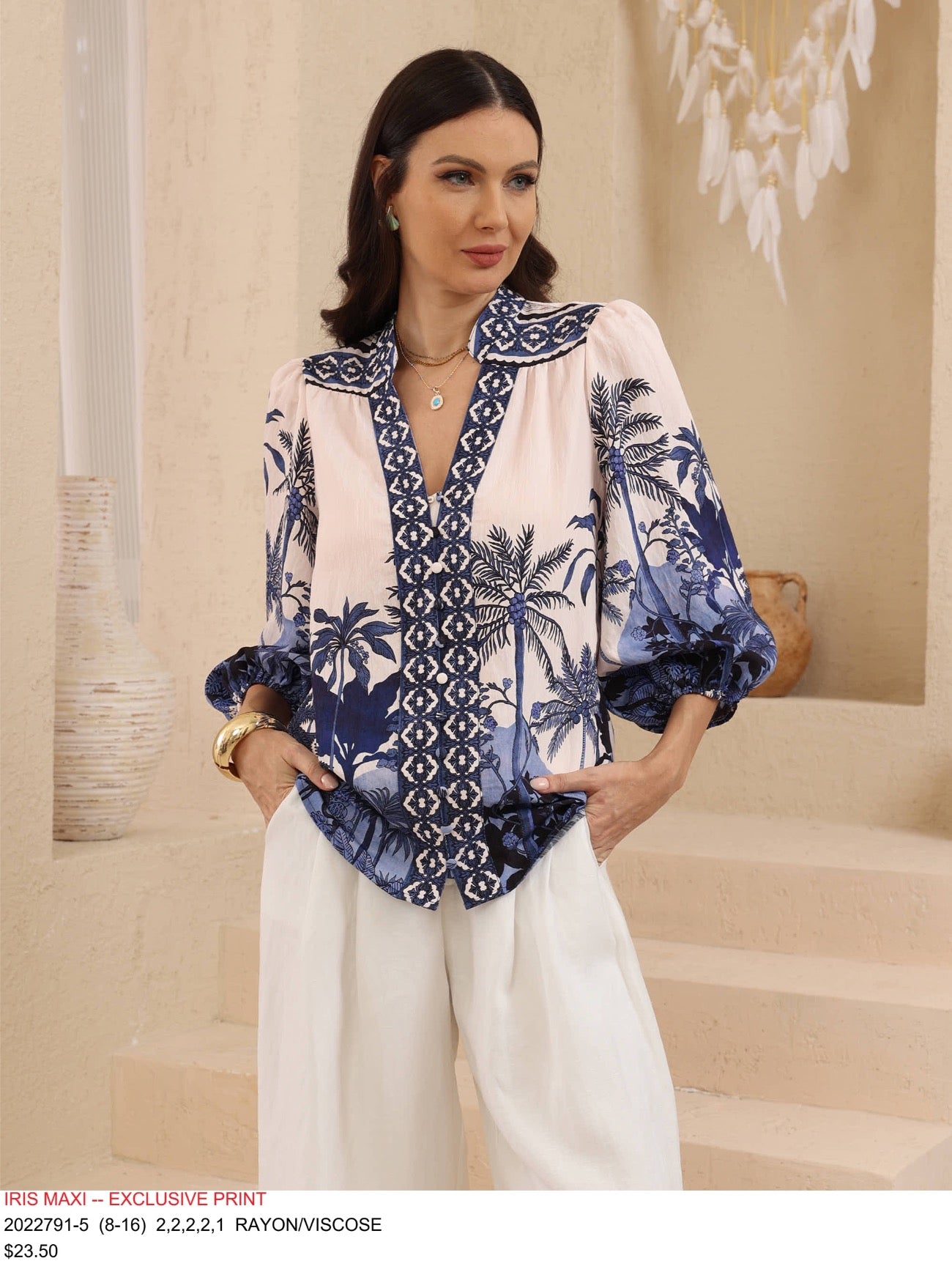Capri Blue Shirt