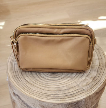 Cross Over Shoulder Bag – Camel