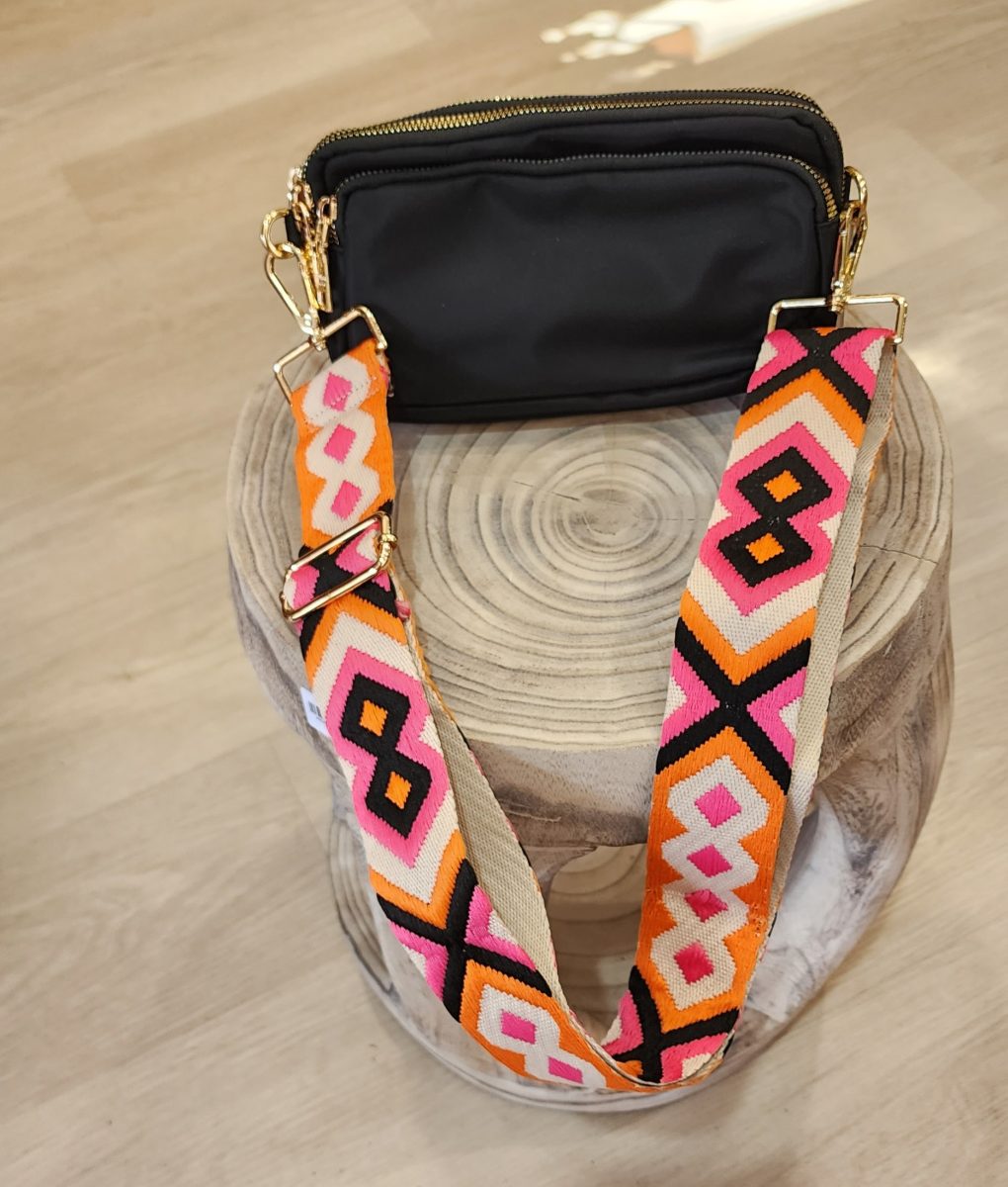 Cross Over Shoulder Bag – Black
