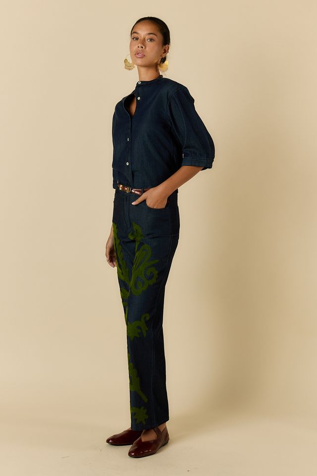 Carmi Paisley Jean - Denim