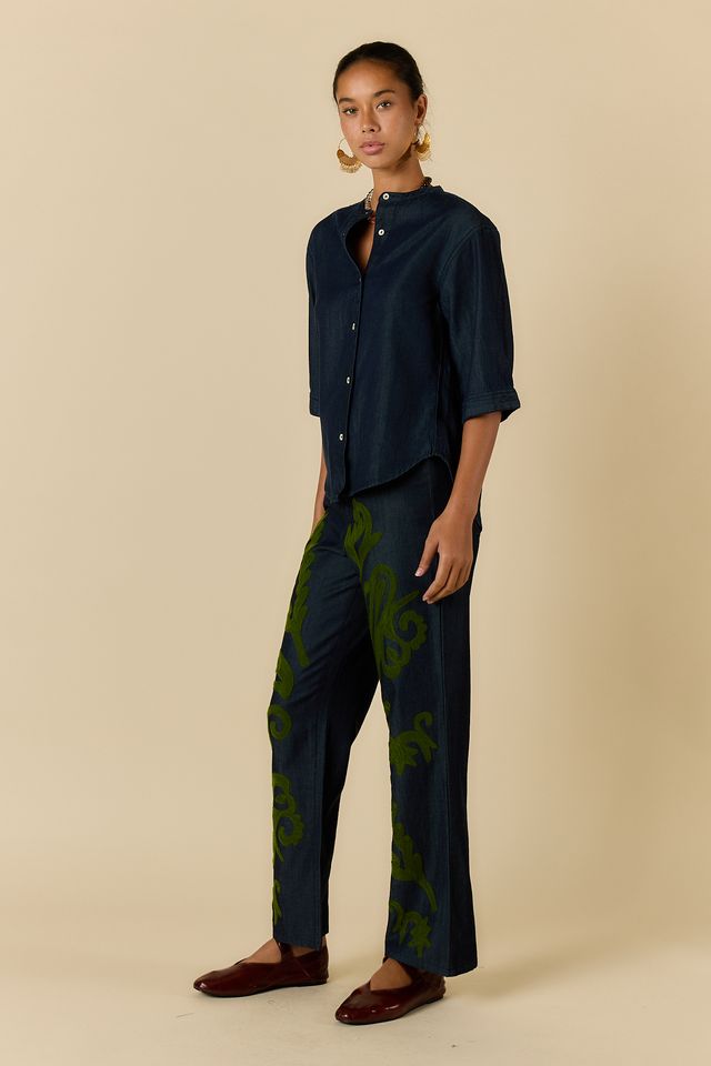 Carmi Paisley Jean - Denim