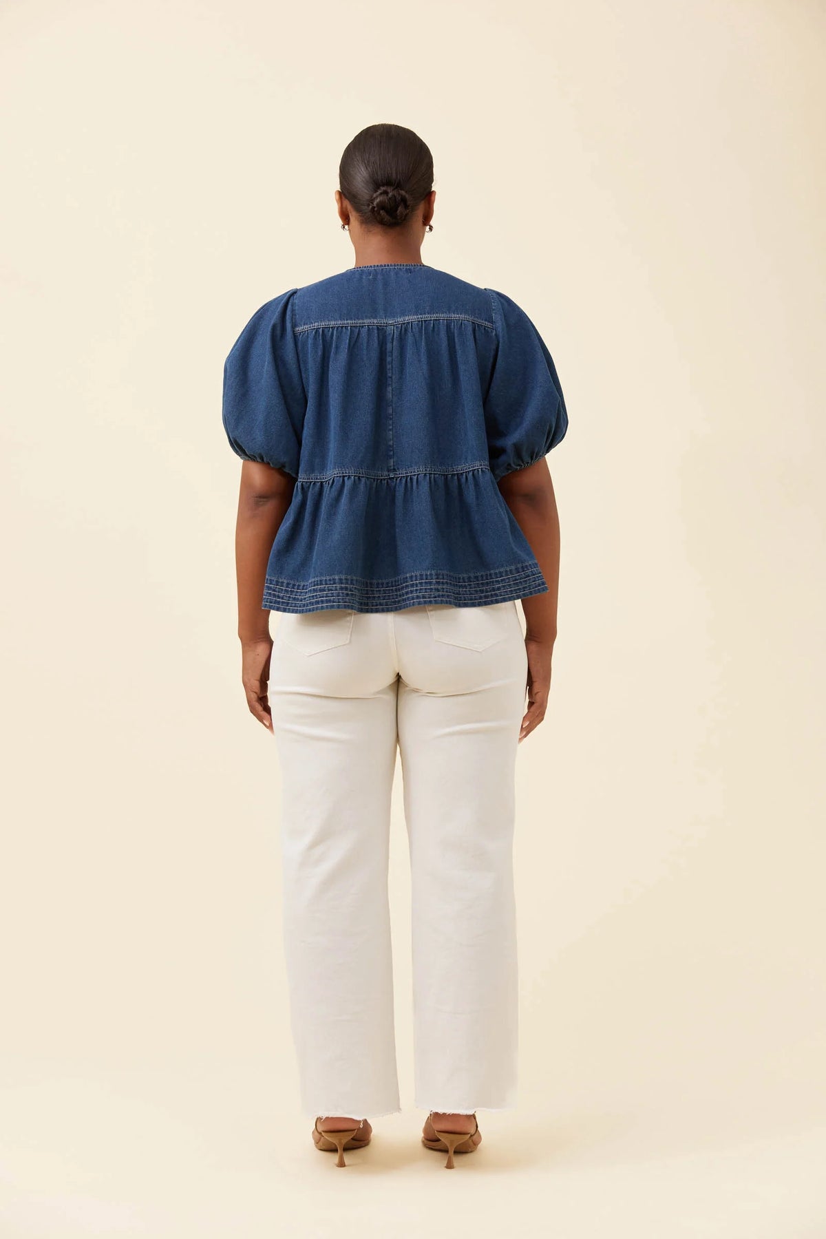 Preston Tie Top - Deep Blue
