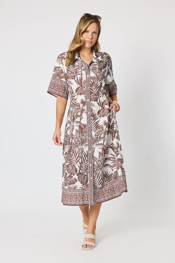 Palm Cove Shirt Dress