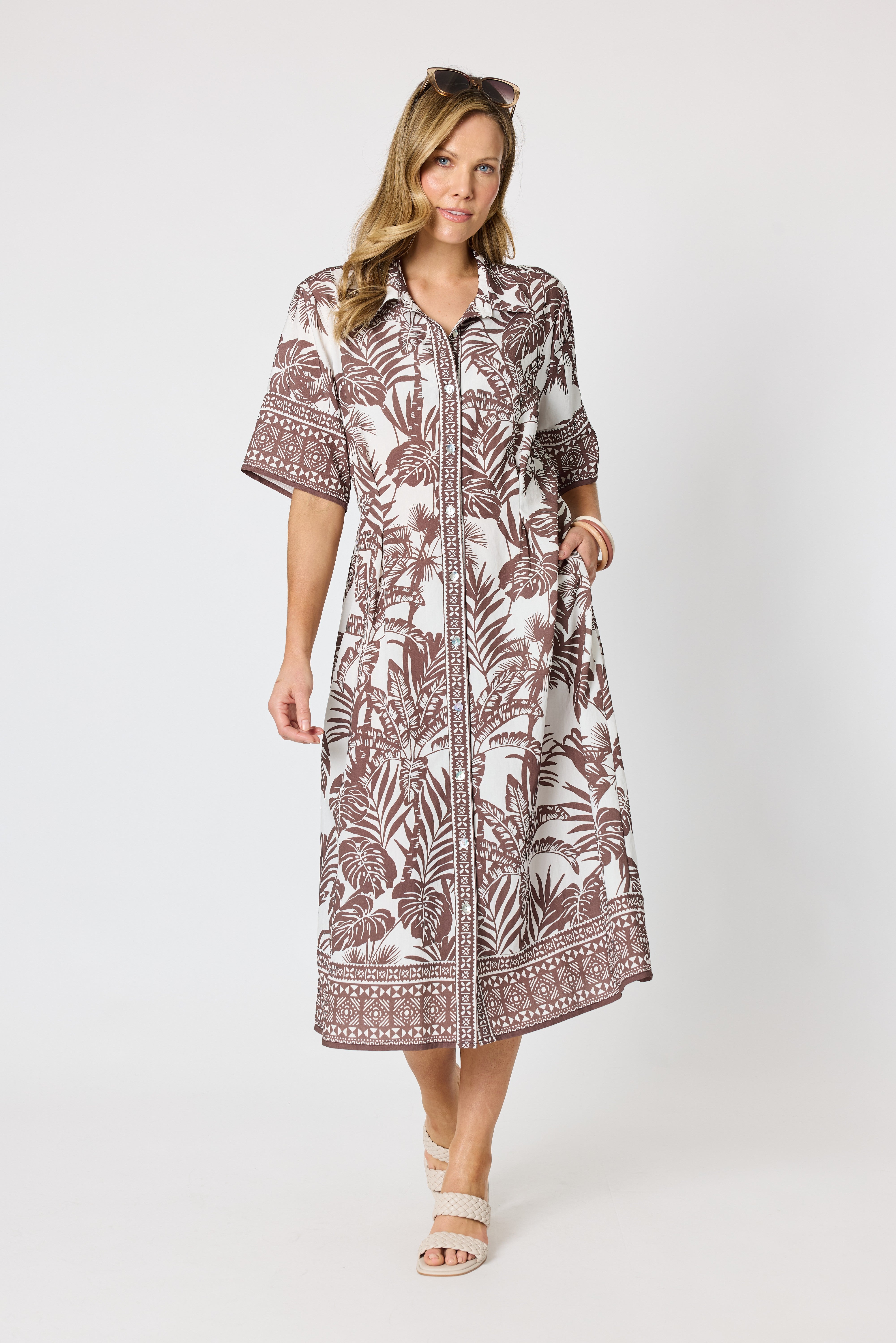 Palm Cove Shirt Dress
