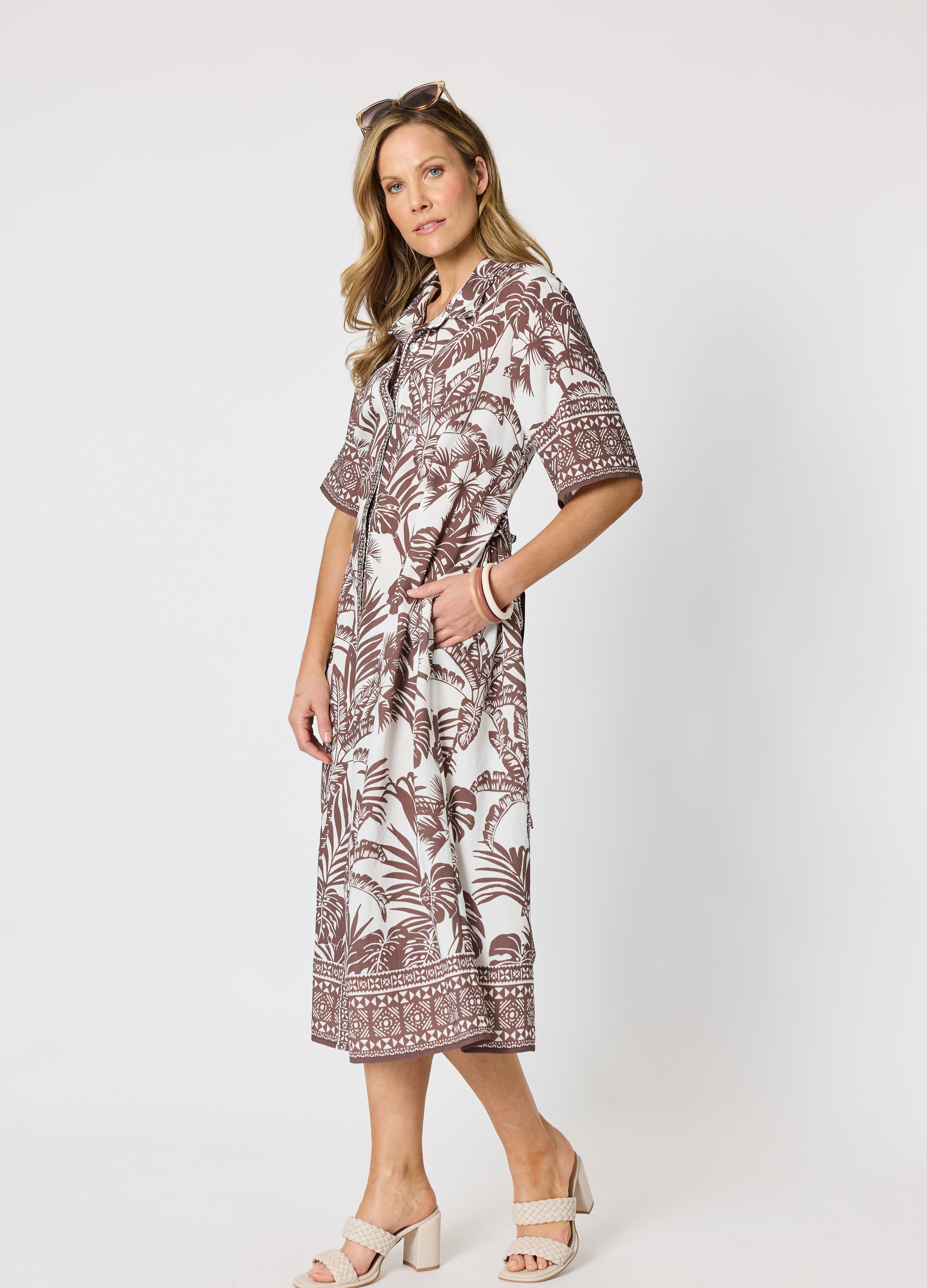 Palm Cove Shirt Dress