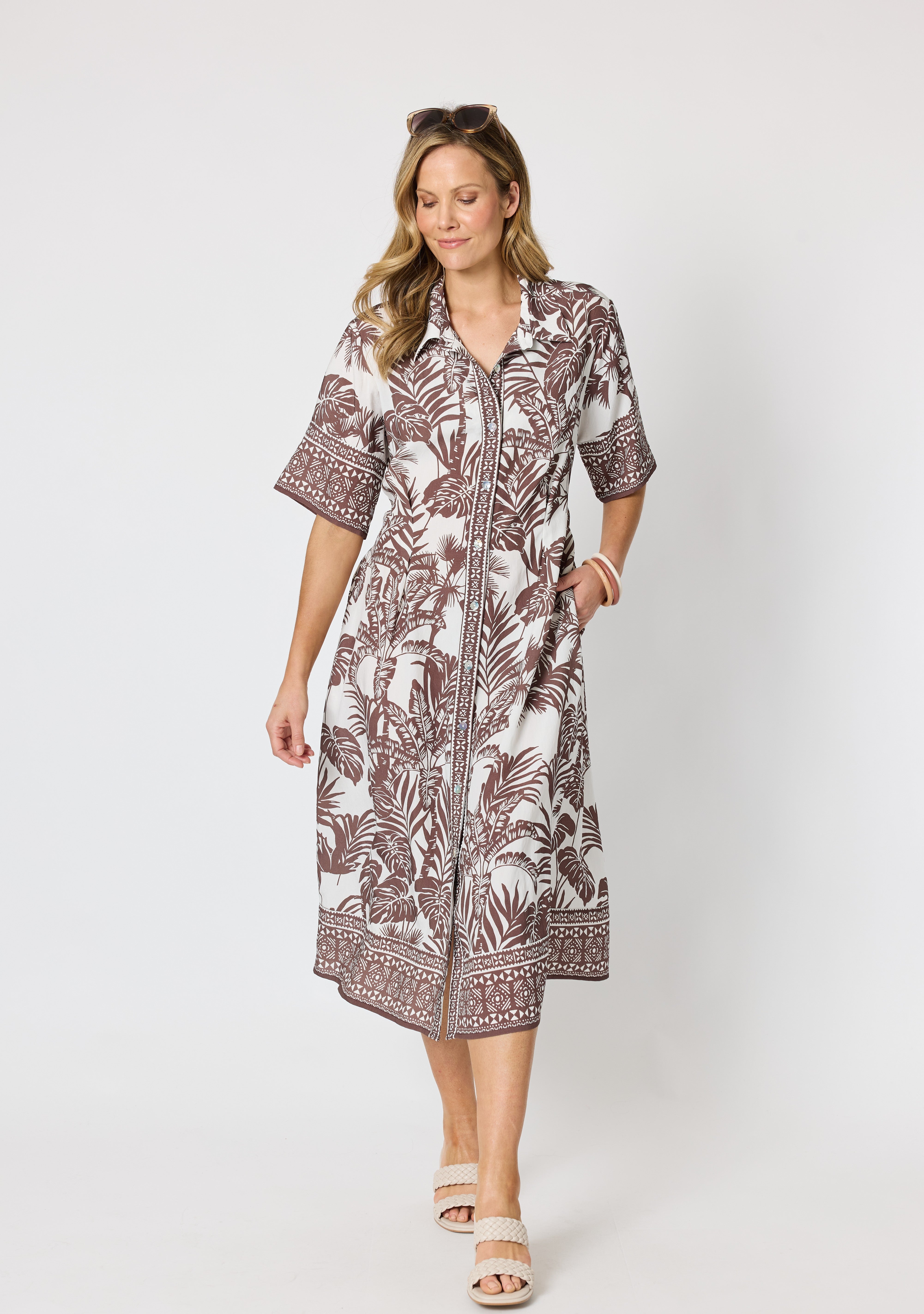 Palm Cove Shirt Dress