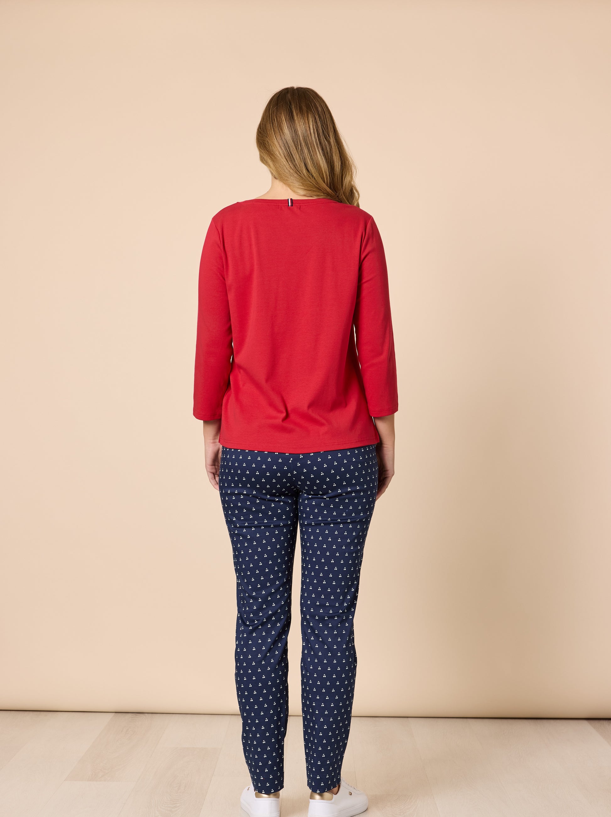 Cherry Pant – Navy/White