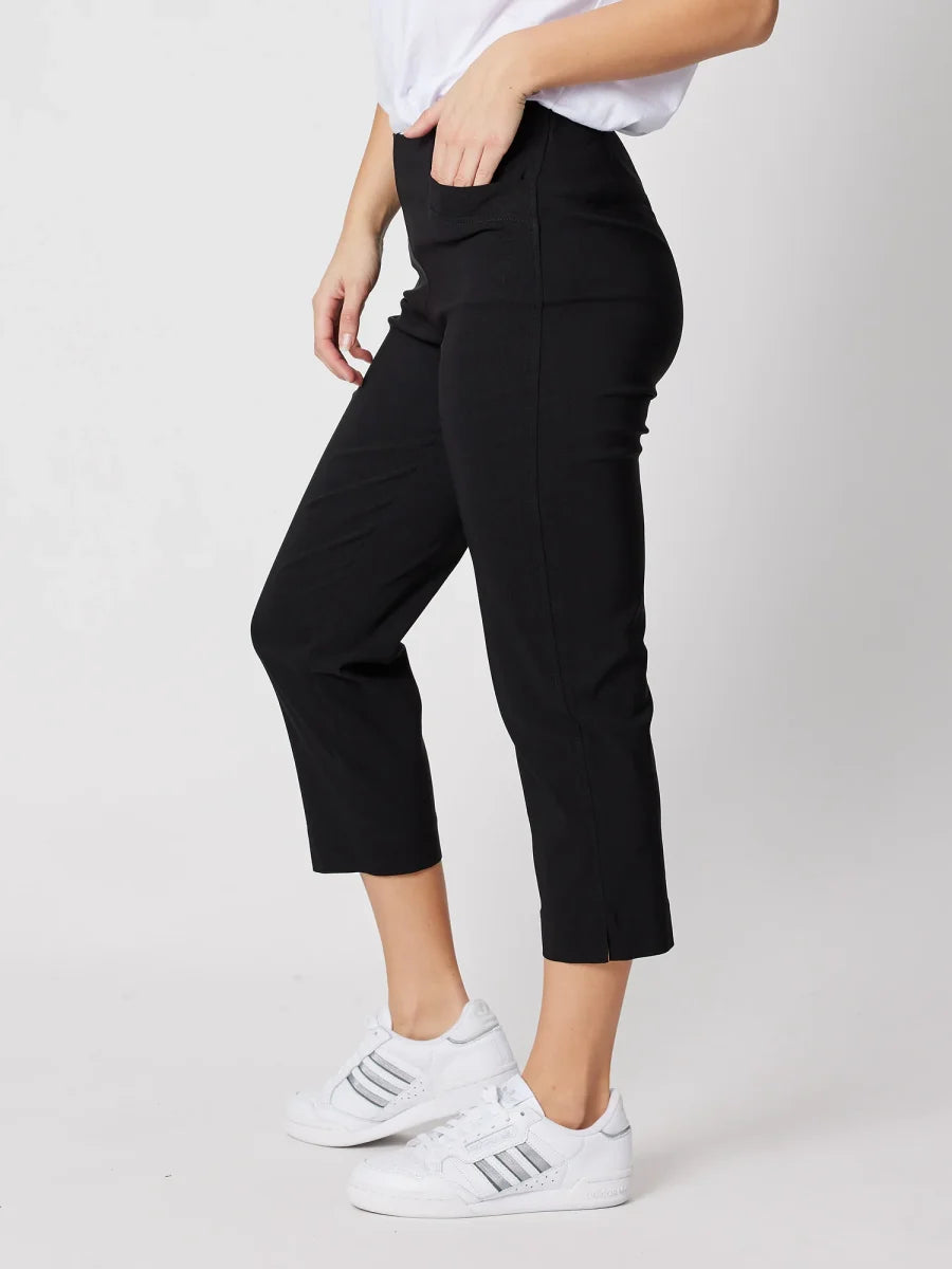 Bengaline Cropped Pant – Black