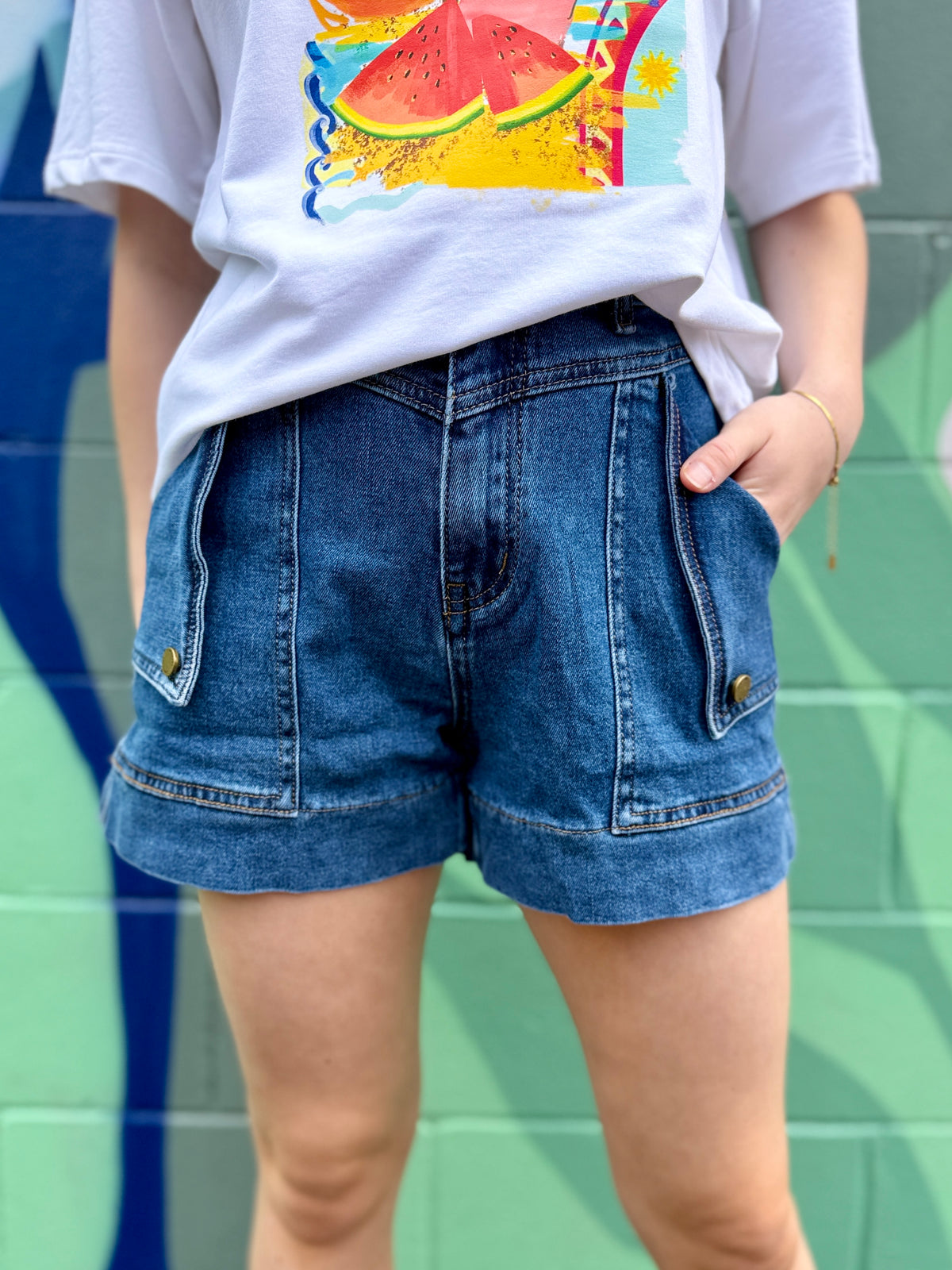 Zola Blue Shorts
