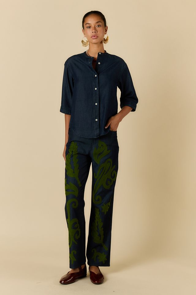 Carmi Paisley Jean - Denim