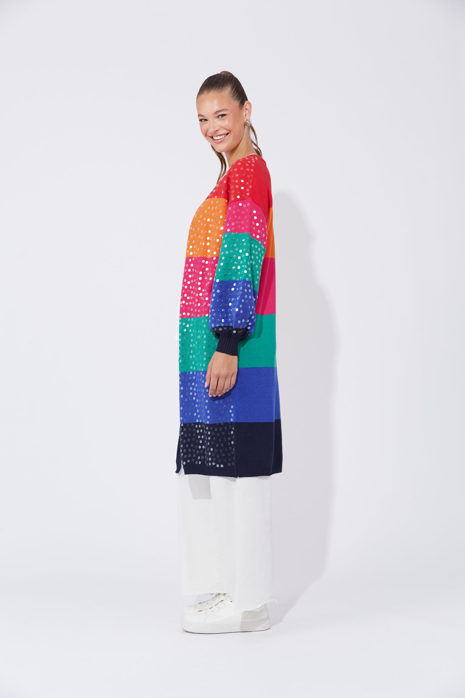 Cancun Cardigan – Rainbow