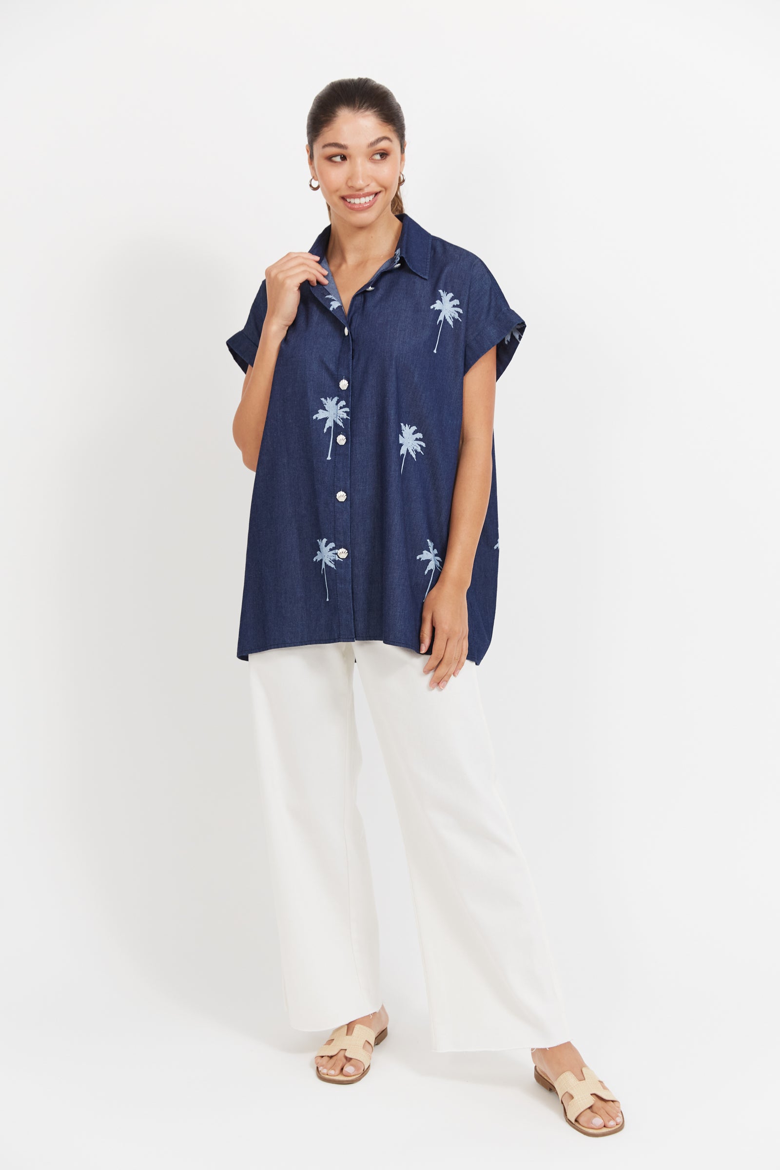 Montego Shirt – Indigo