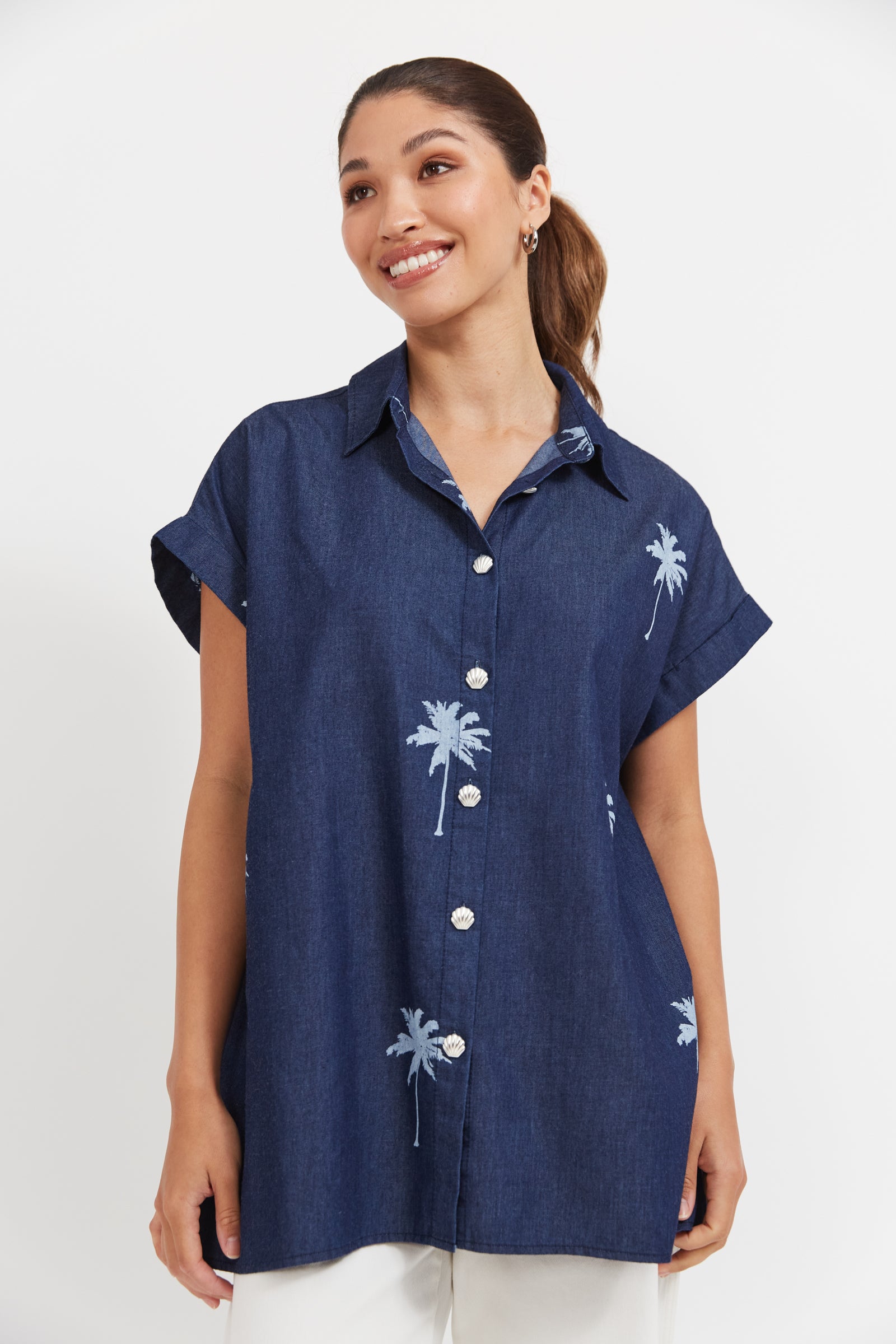 Montego Shirt – Indigo