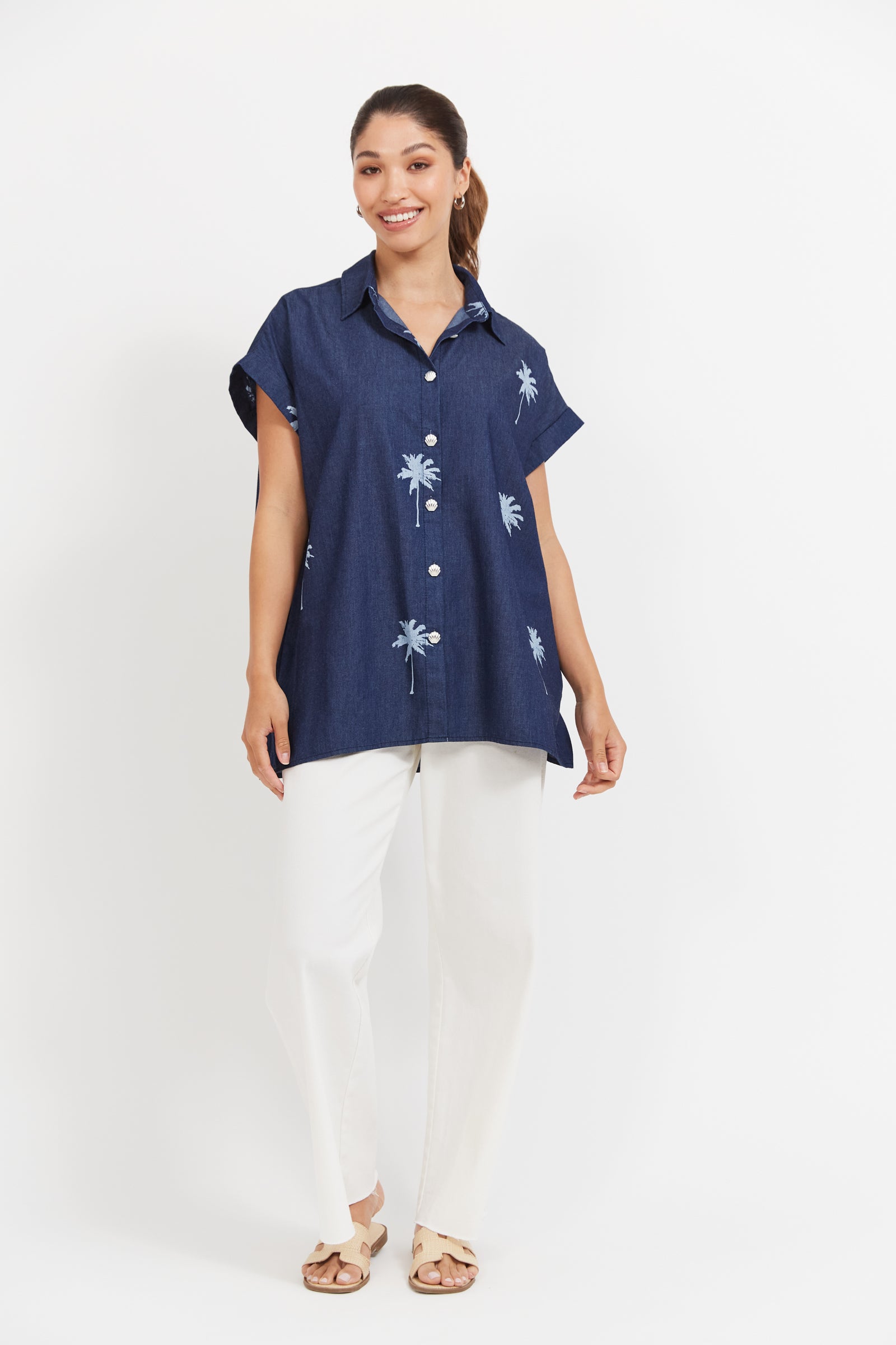 Montego Shirt – Indigo