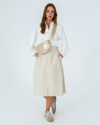 Alamo Sling Bag - Light Gold Crinkle