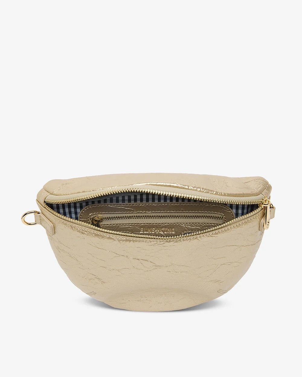Alamo Sling Bag - Light Gold Crinkle