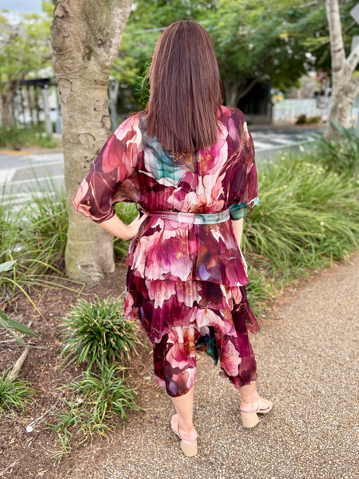 Aphrodite Dress - Merlot