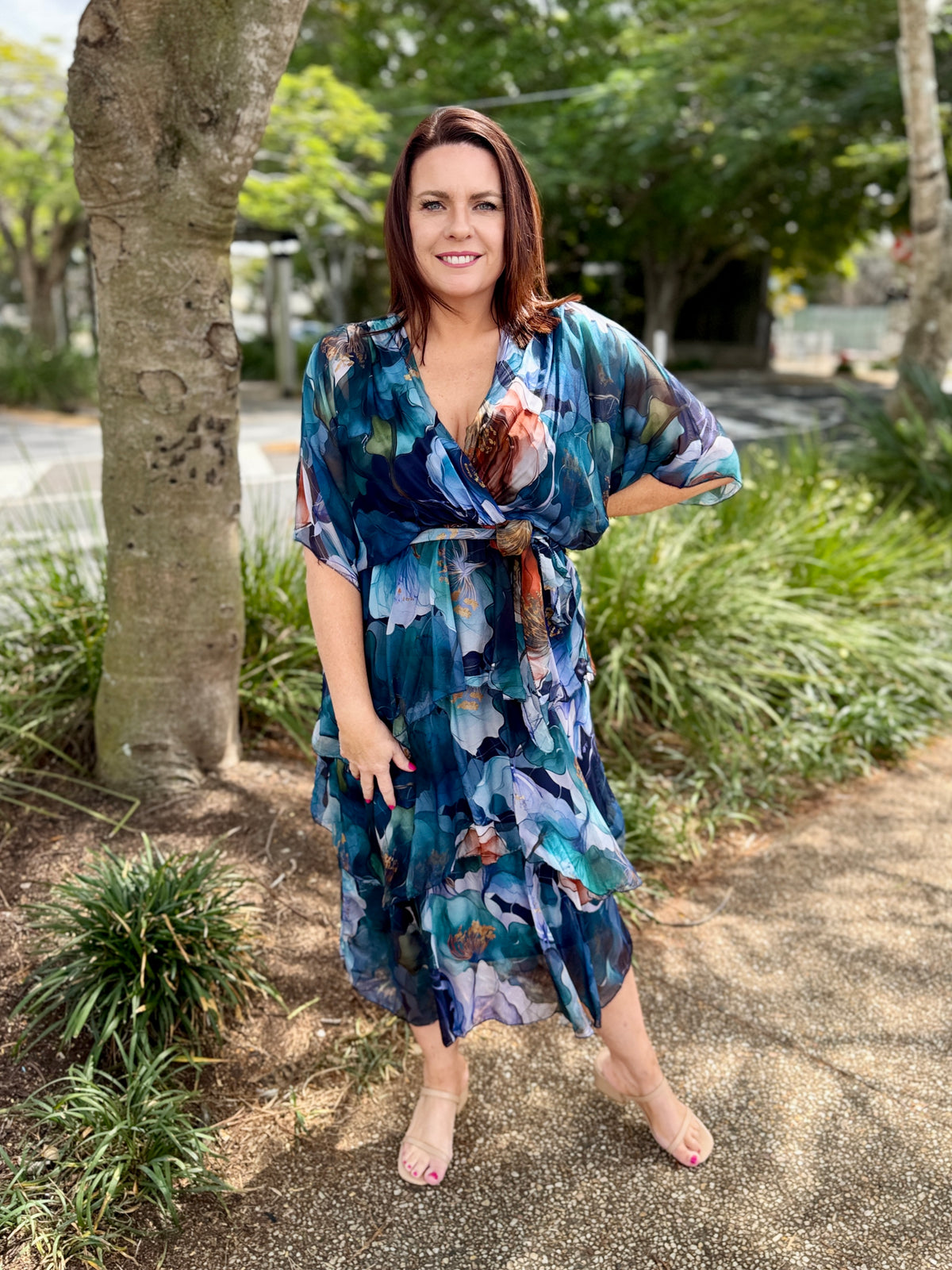 Aphrodite Dress - Sapphire