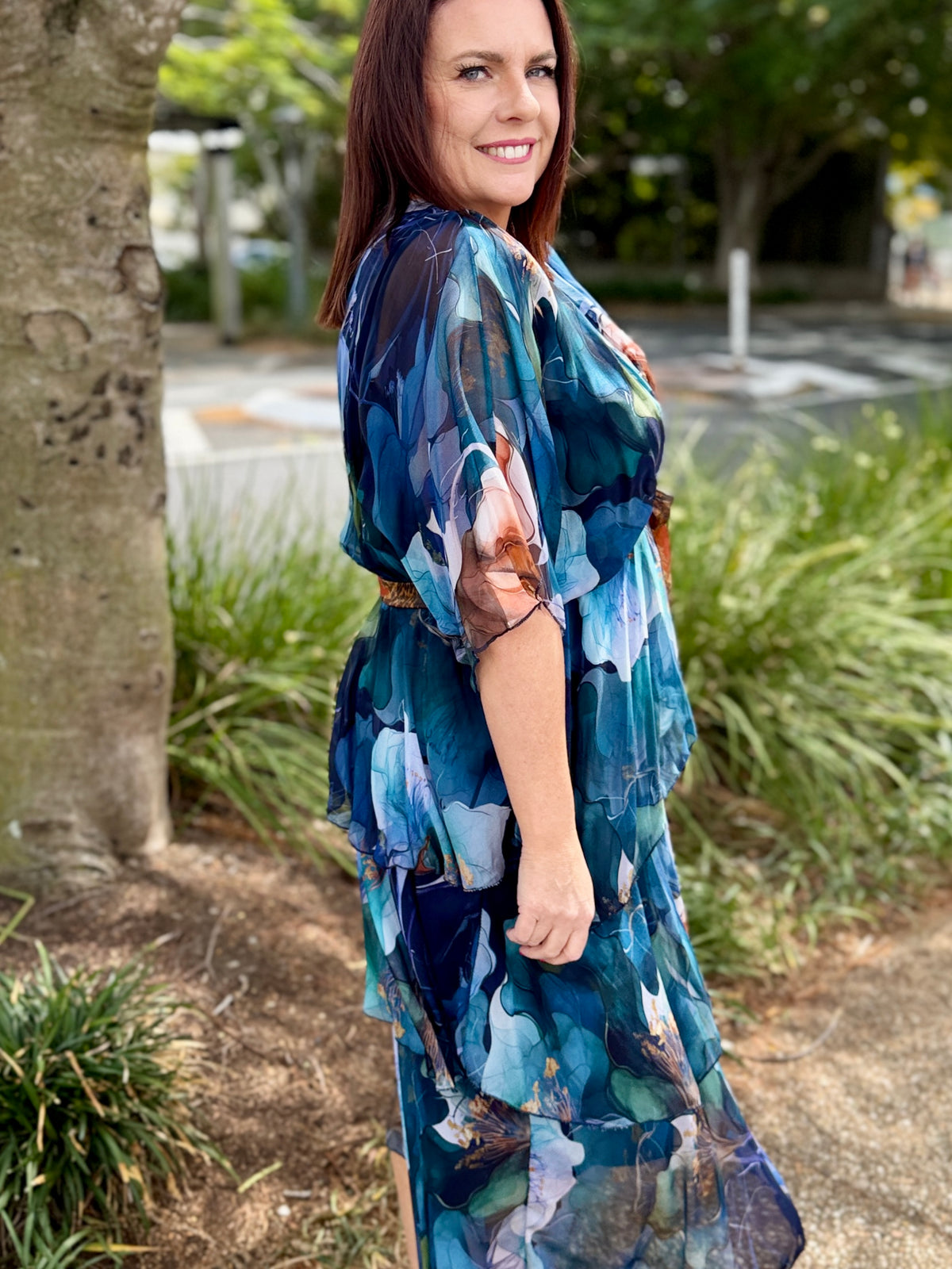Aphrodite Dress - Sapphire
