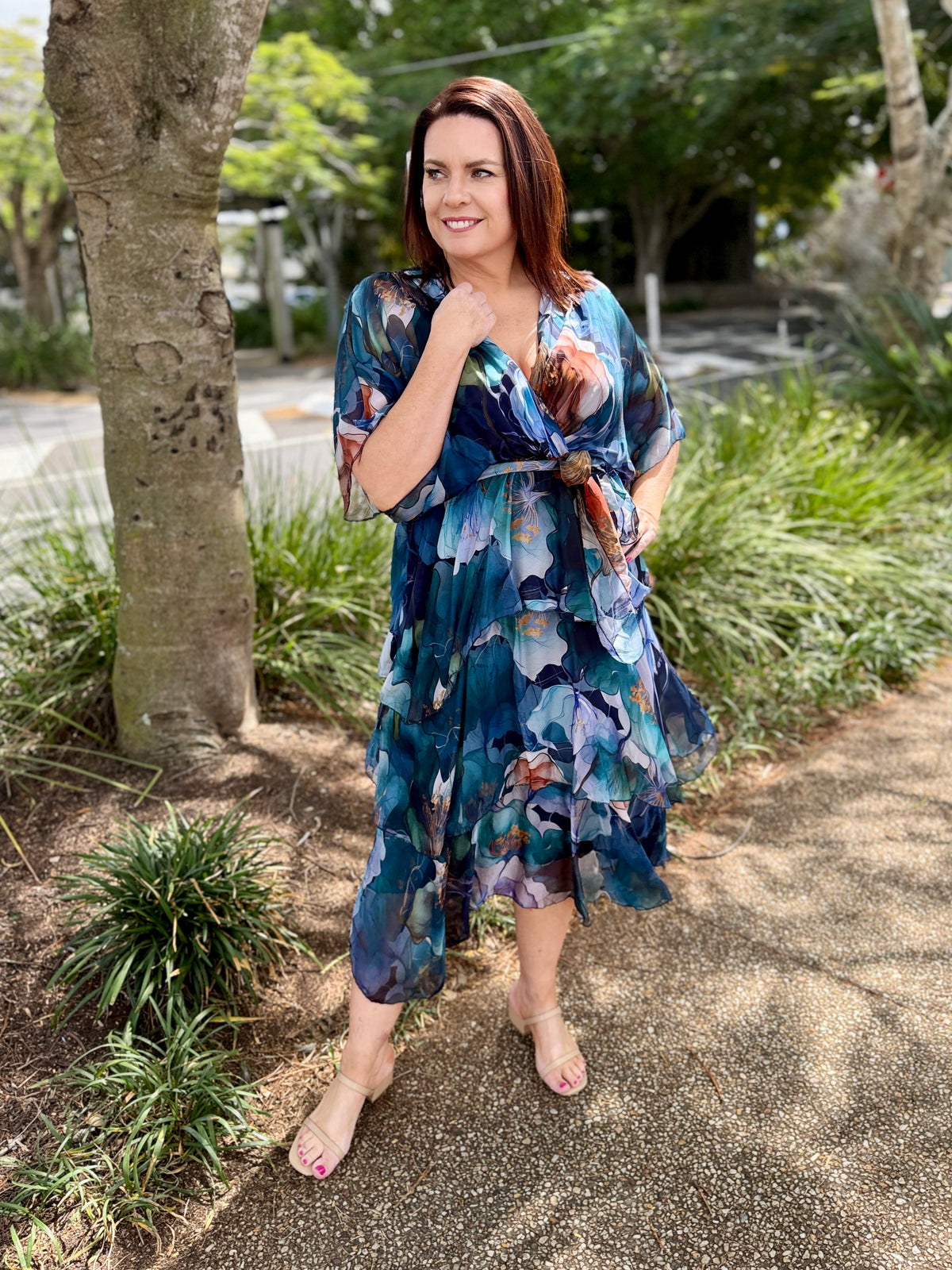 Aphrodite Dress - Sapphire