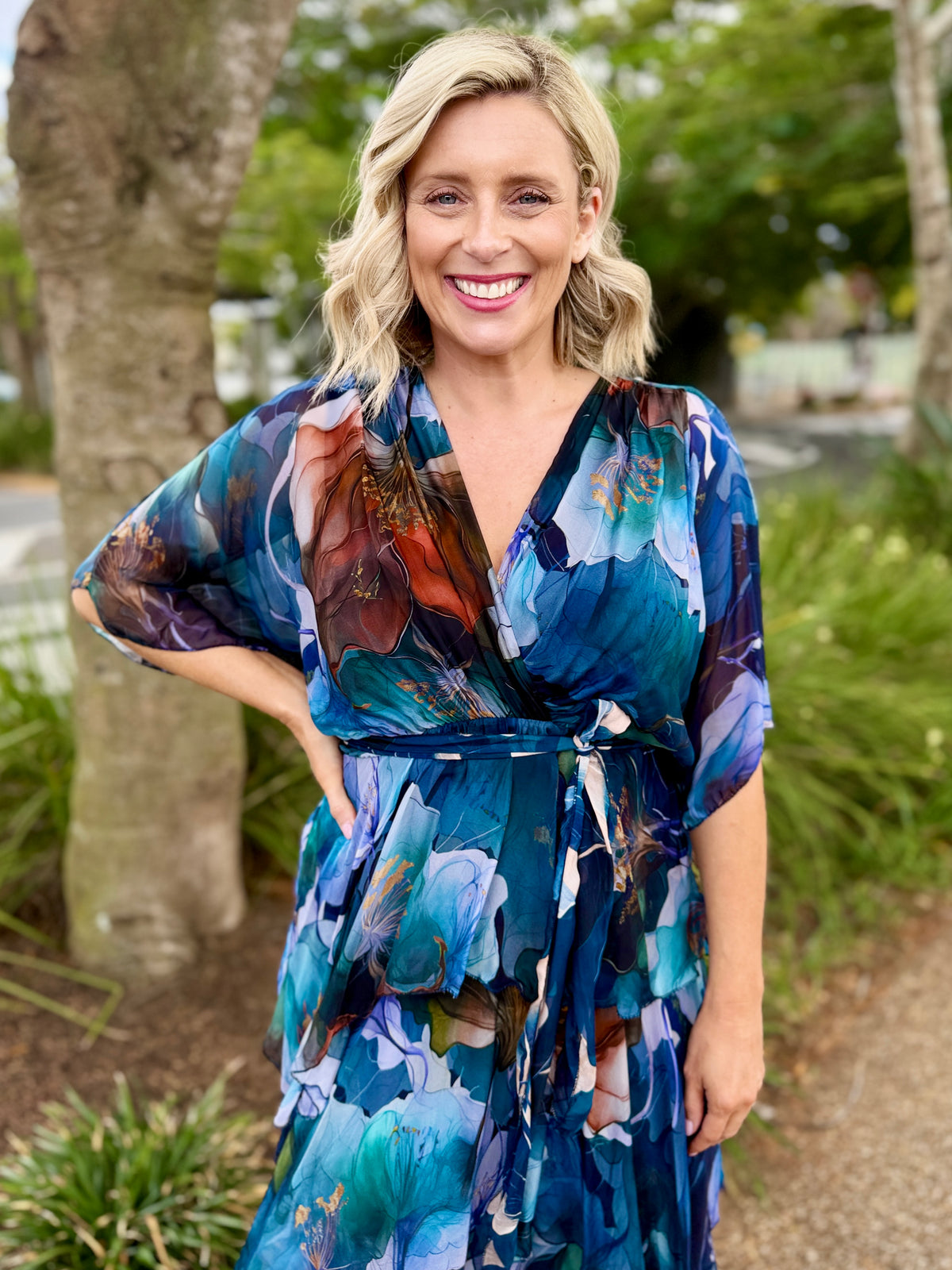 Aphrodite Dress - Sapphire