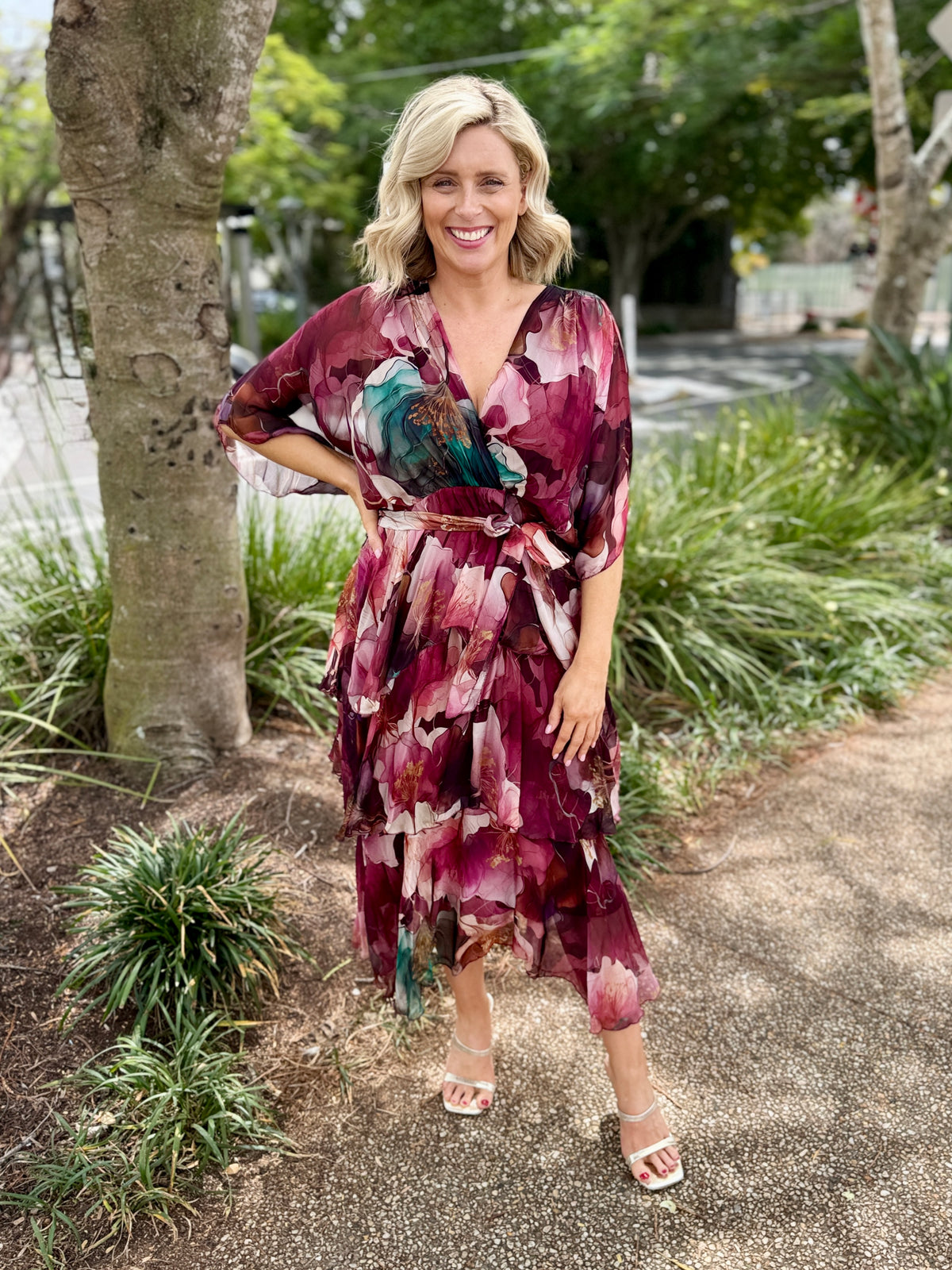 Aphrodite Dress - Merlot