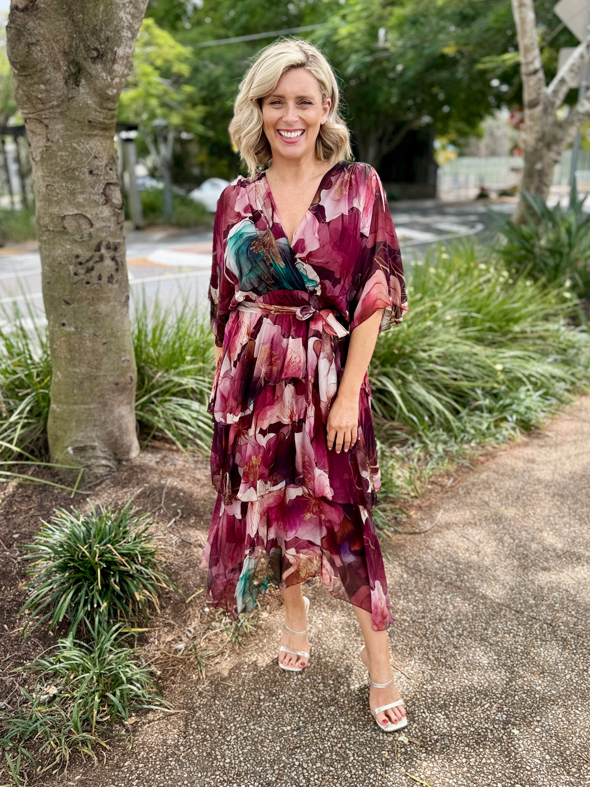 Aphrodite Dress - Merlot
