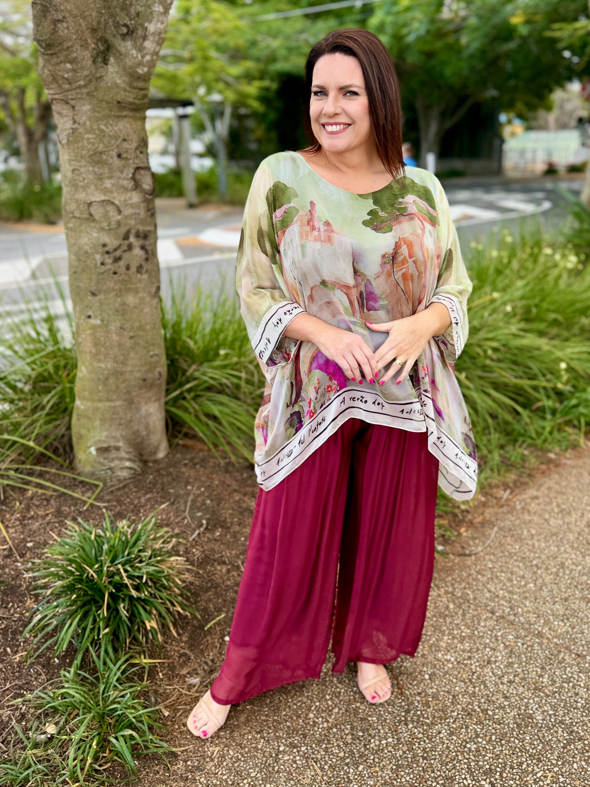 Venus Pant – Merlot