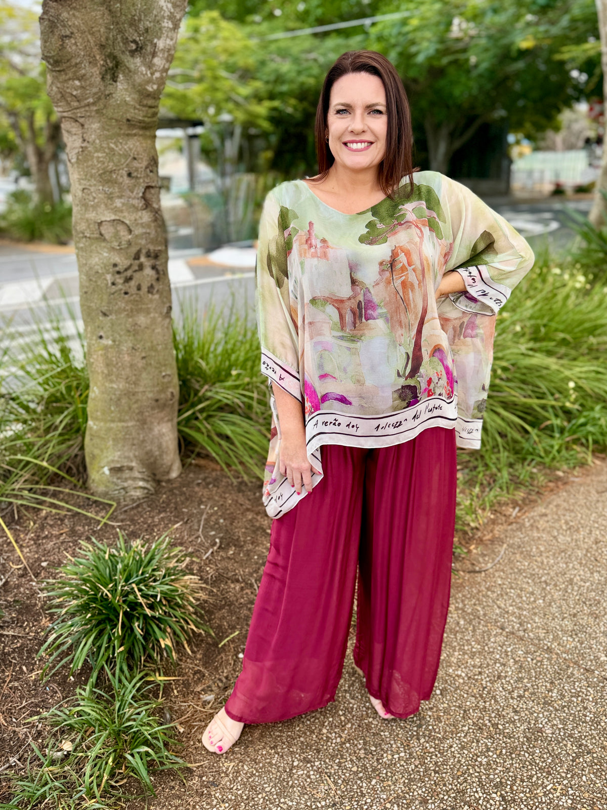 Venus Pant – Merlot