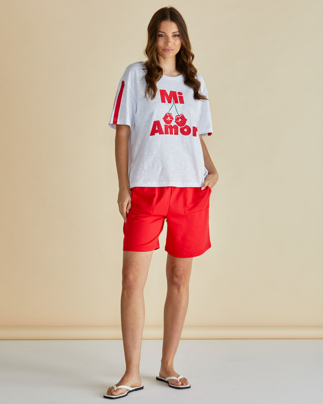 Mi Amor Tee – Cherry
