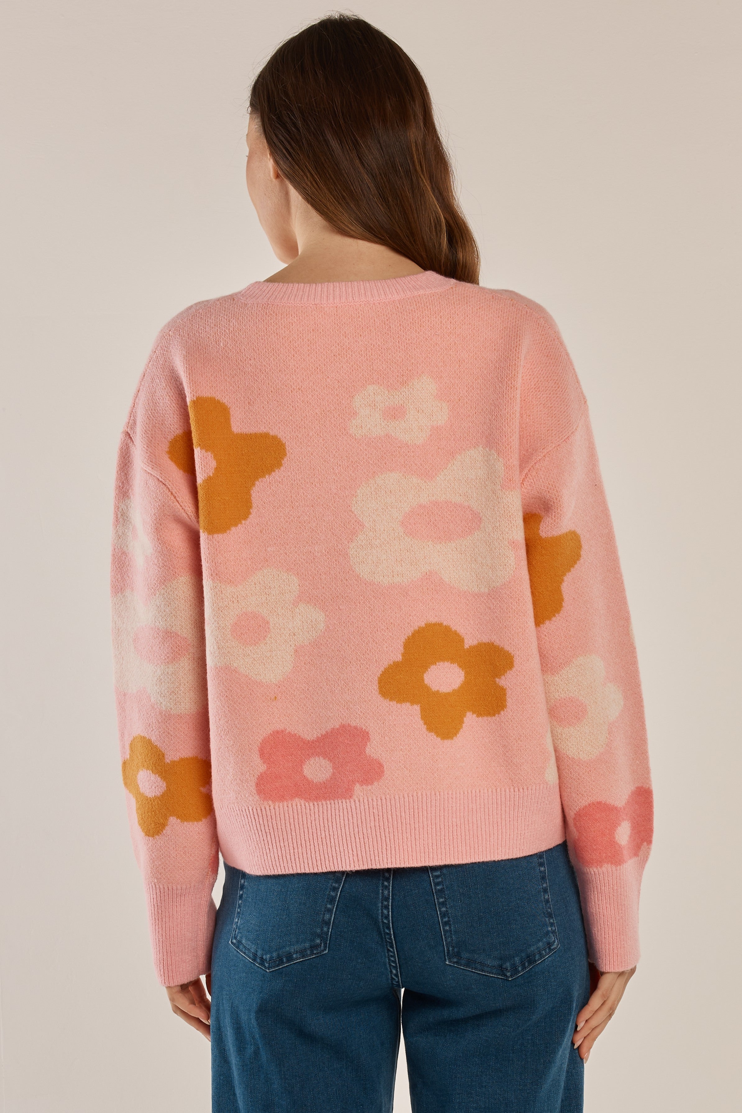 Leonie Knit – Jacquard Flowers