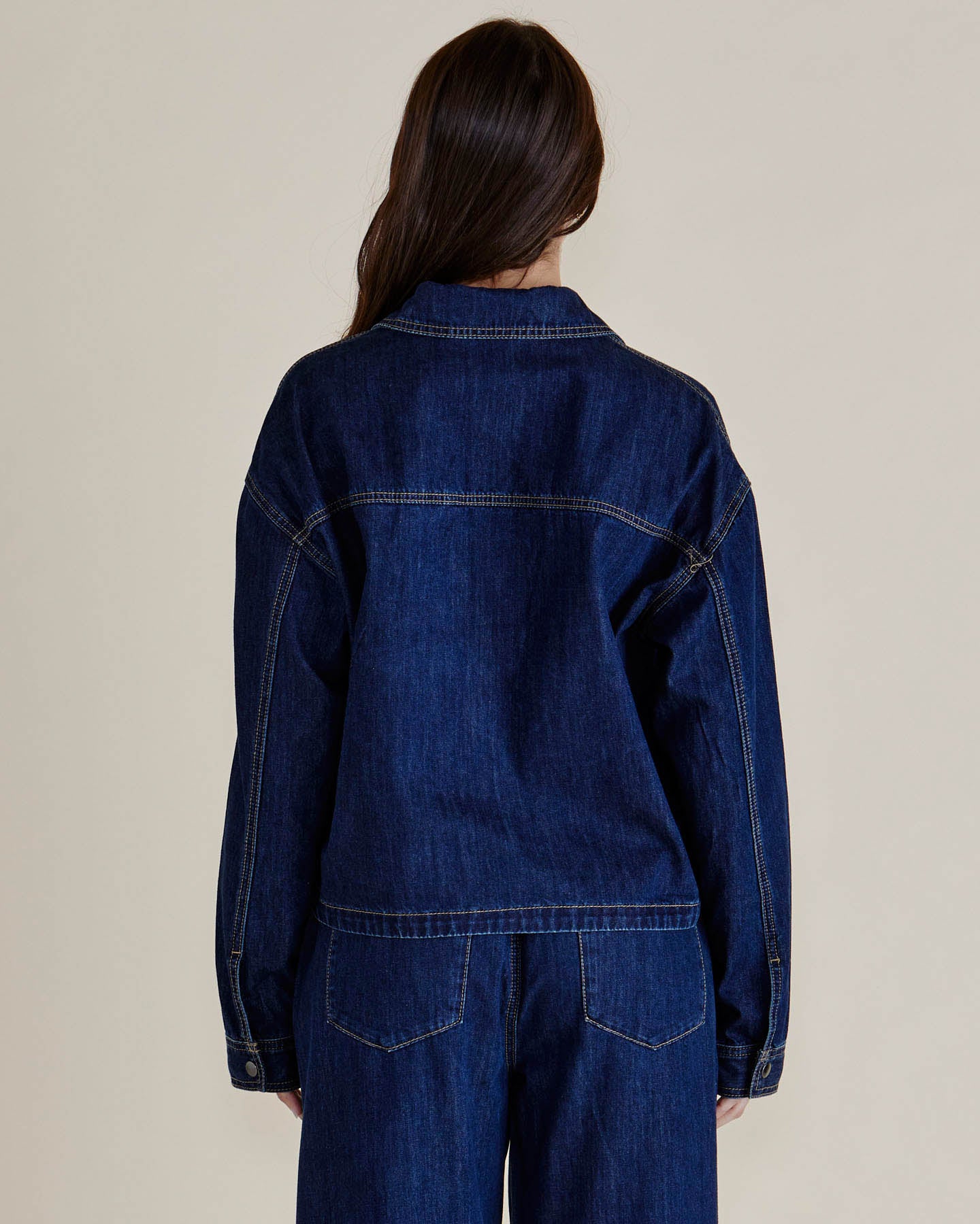 Selby Denim Jacket – Dark Blue