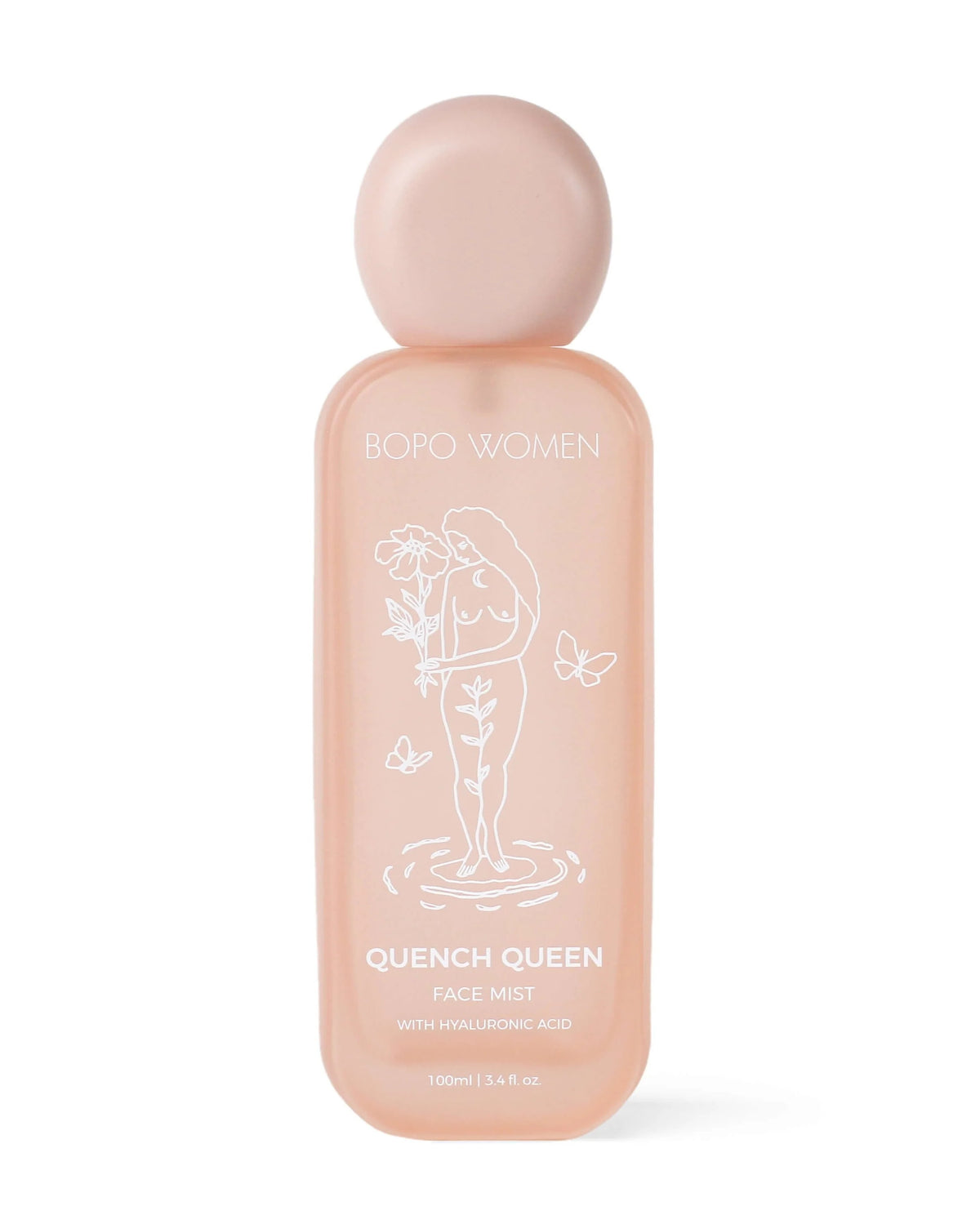 BOPO WOMEN Quench Queen Face Mist bottle on a white background