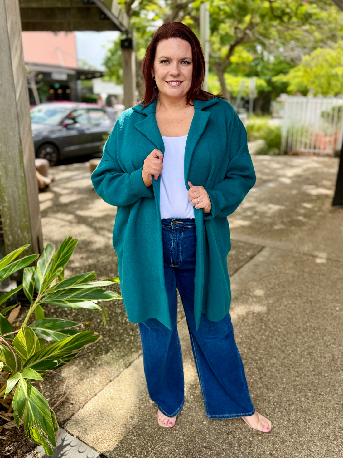 Bristol Coatigan – Teal
