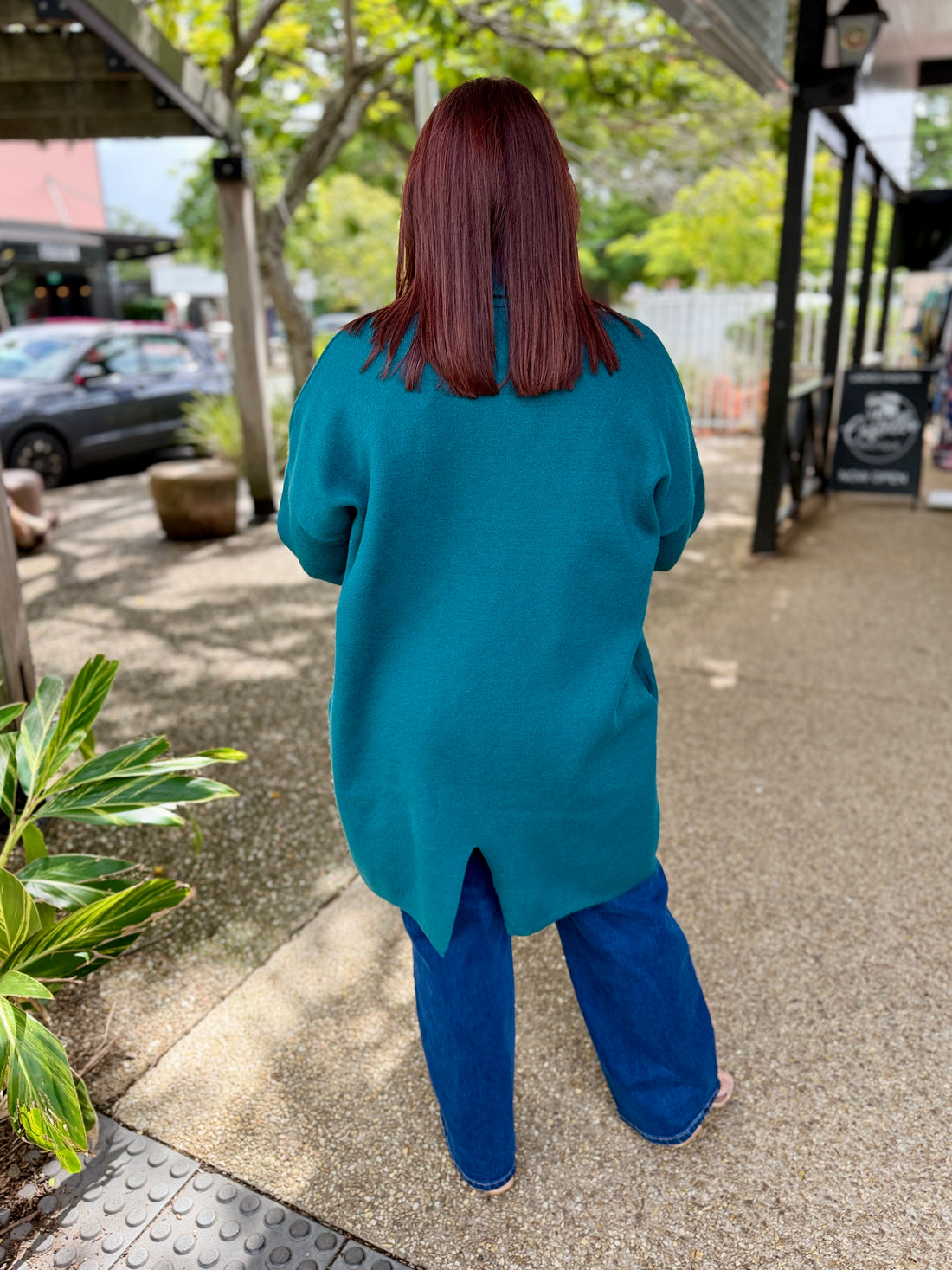 Bristol Coatigan – Teal