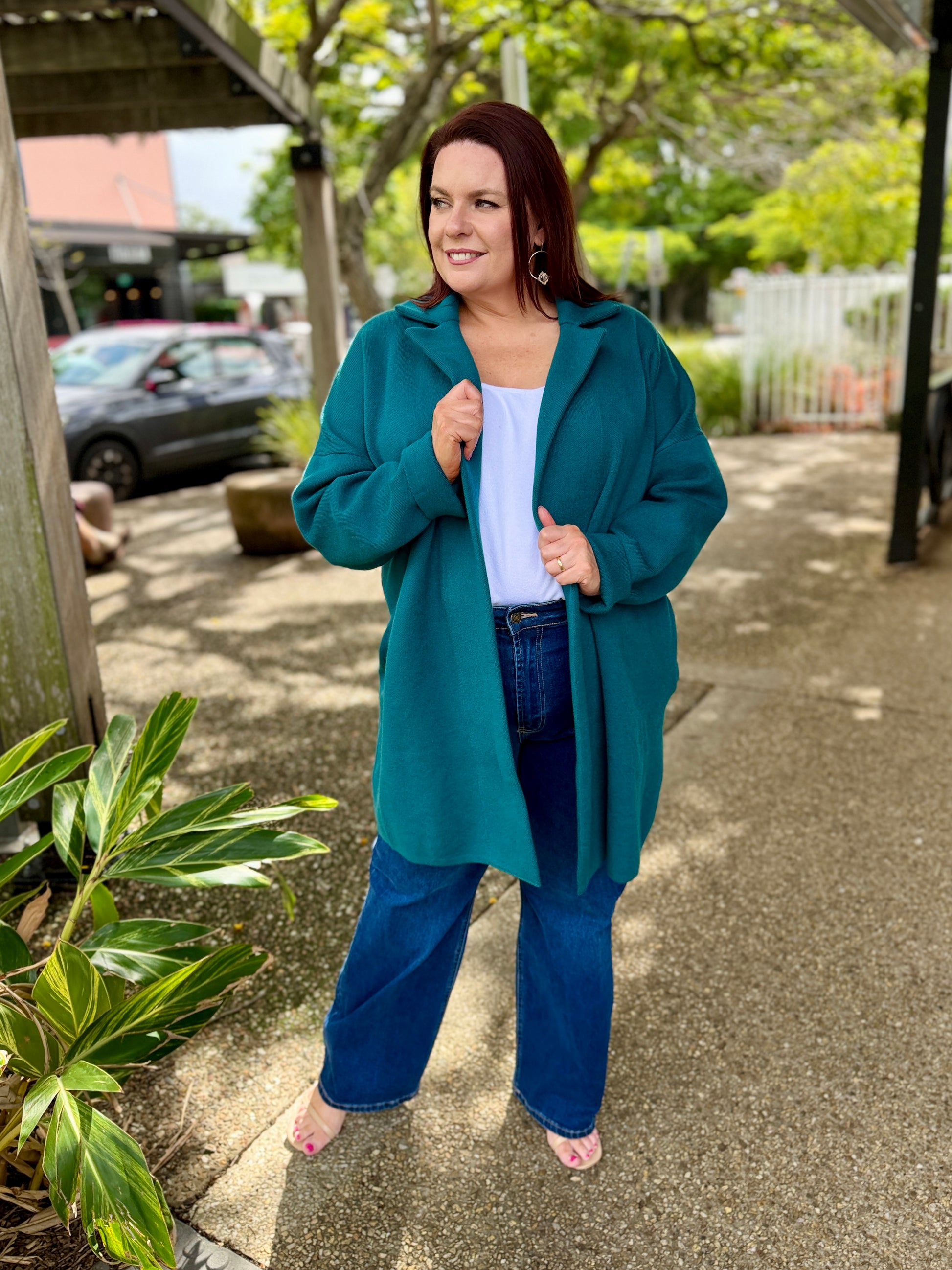 Bristol Coatigan – Teal
