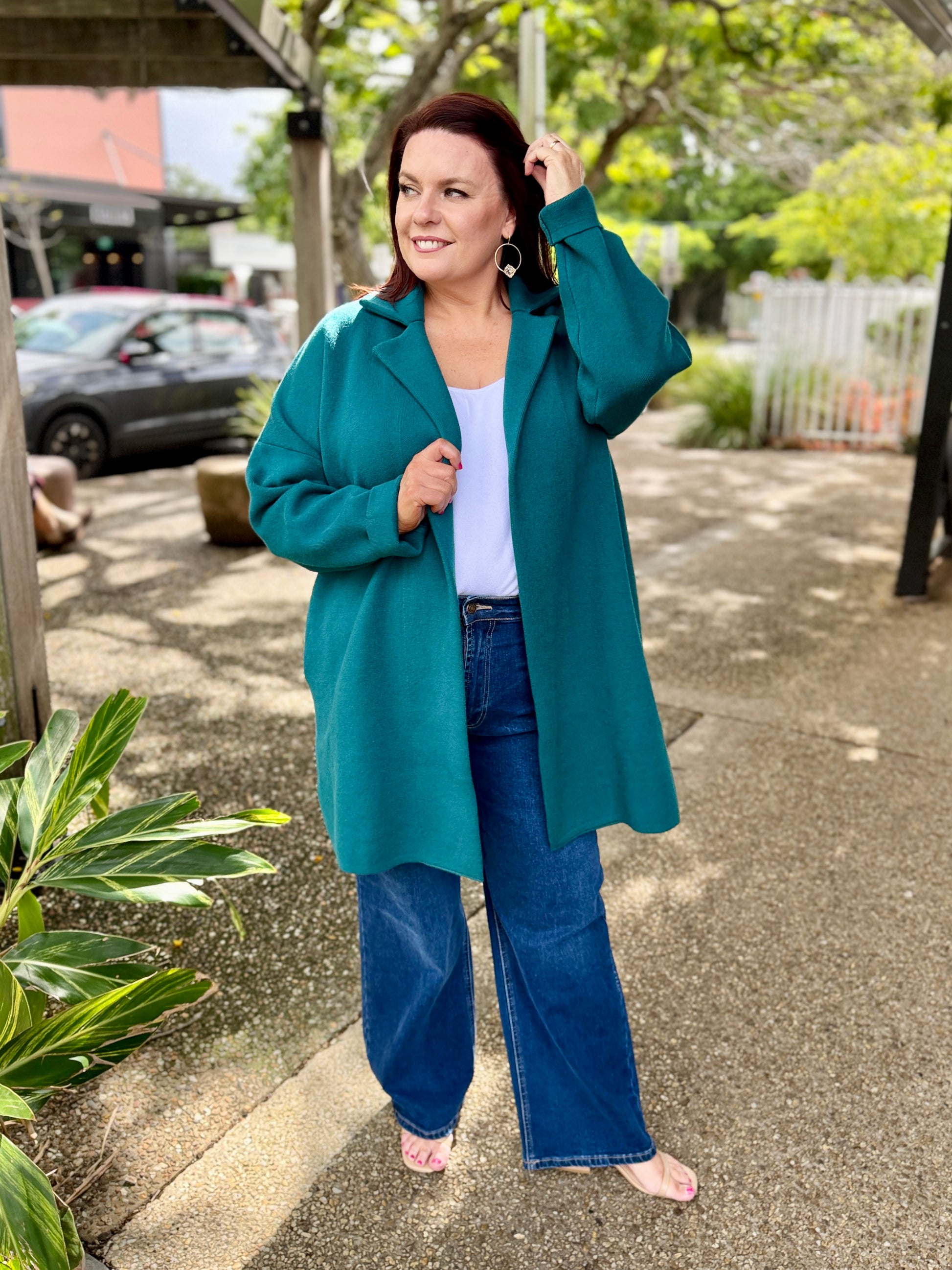 Bristol Coatigan – Teal
