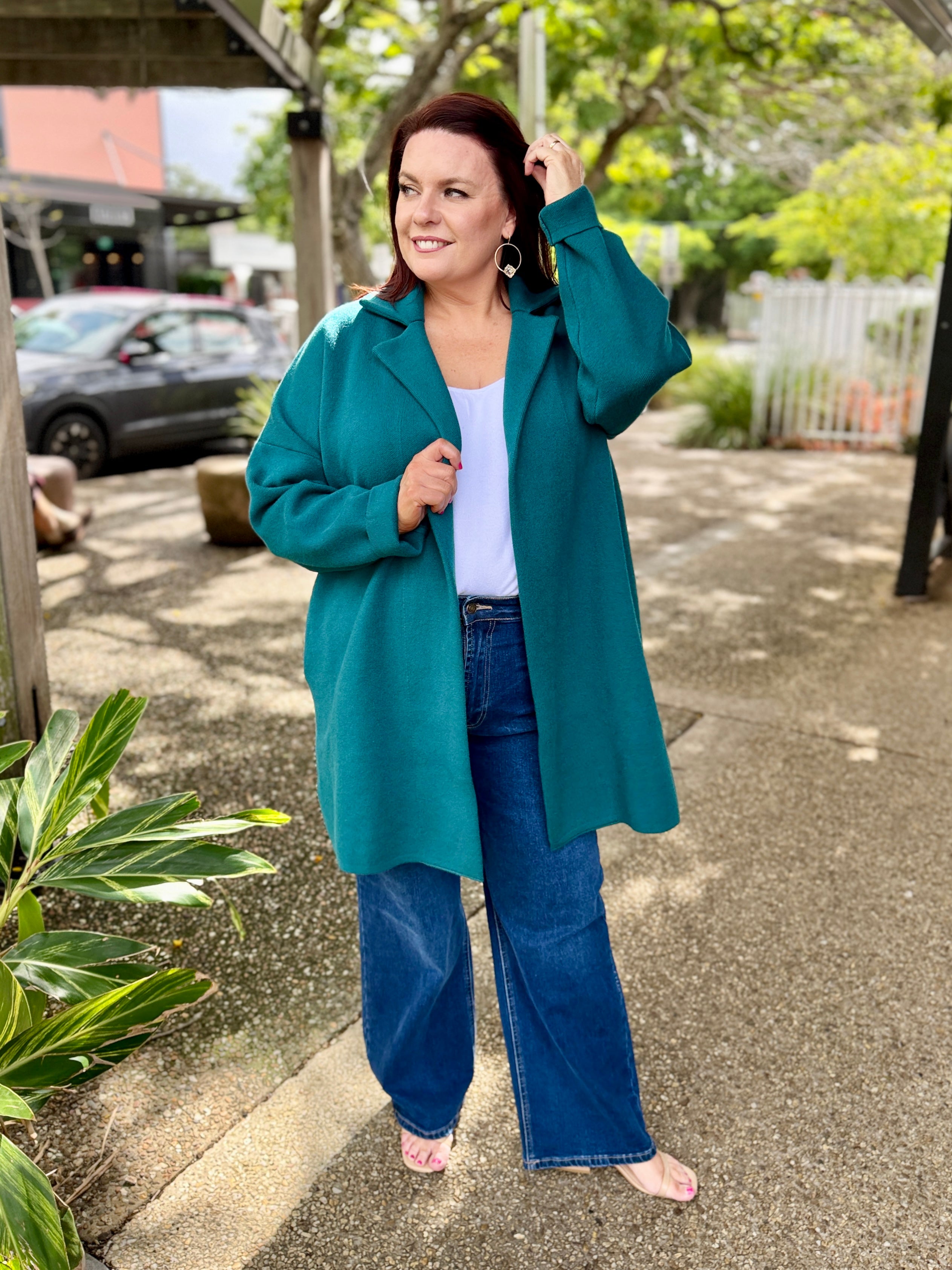 Bristol Coatigan – Teal