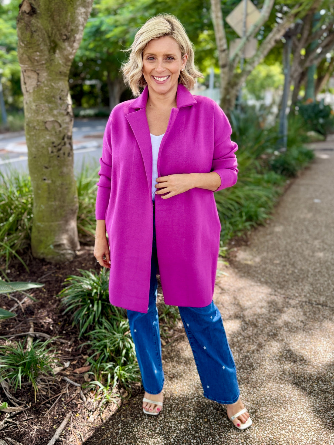 Bristol Coatigan – Mulberry