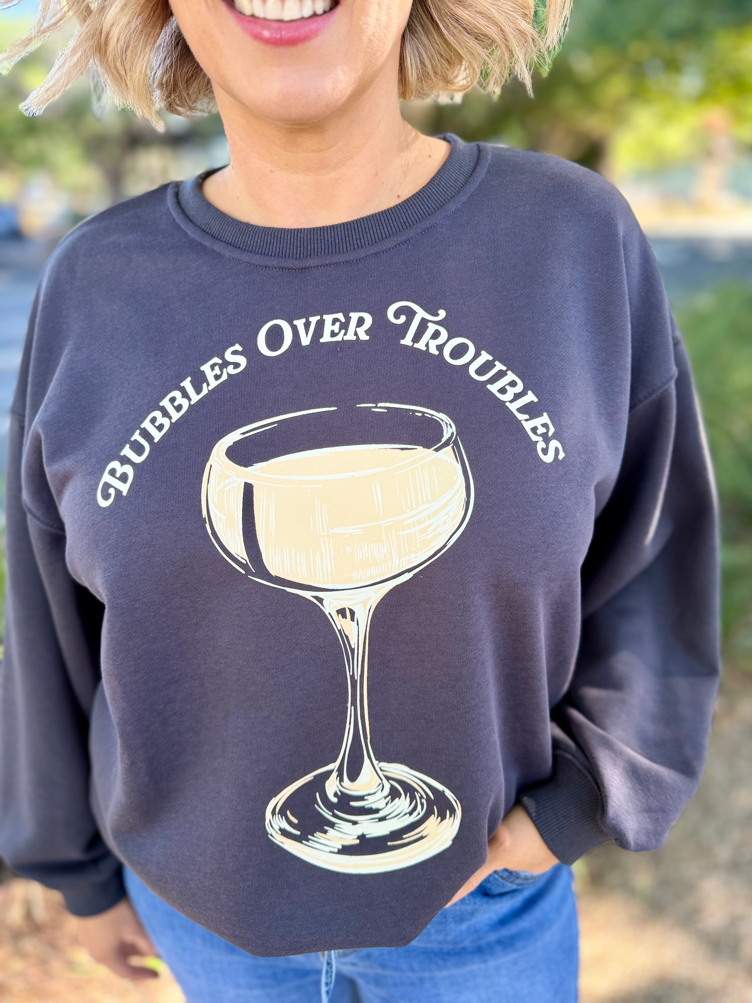 Bubbles Over Trouble Sweat