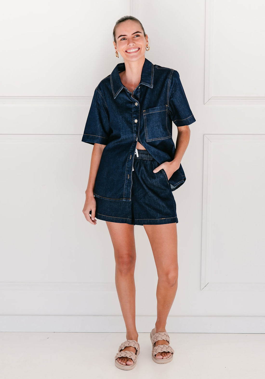 Emma Denim Short – Indigo