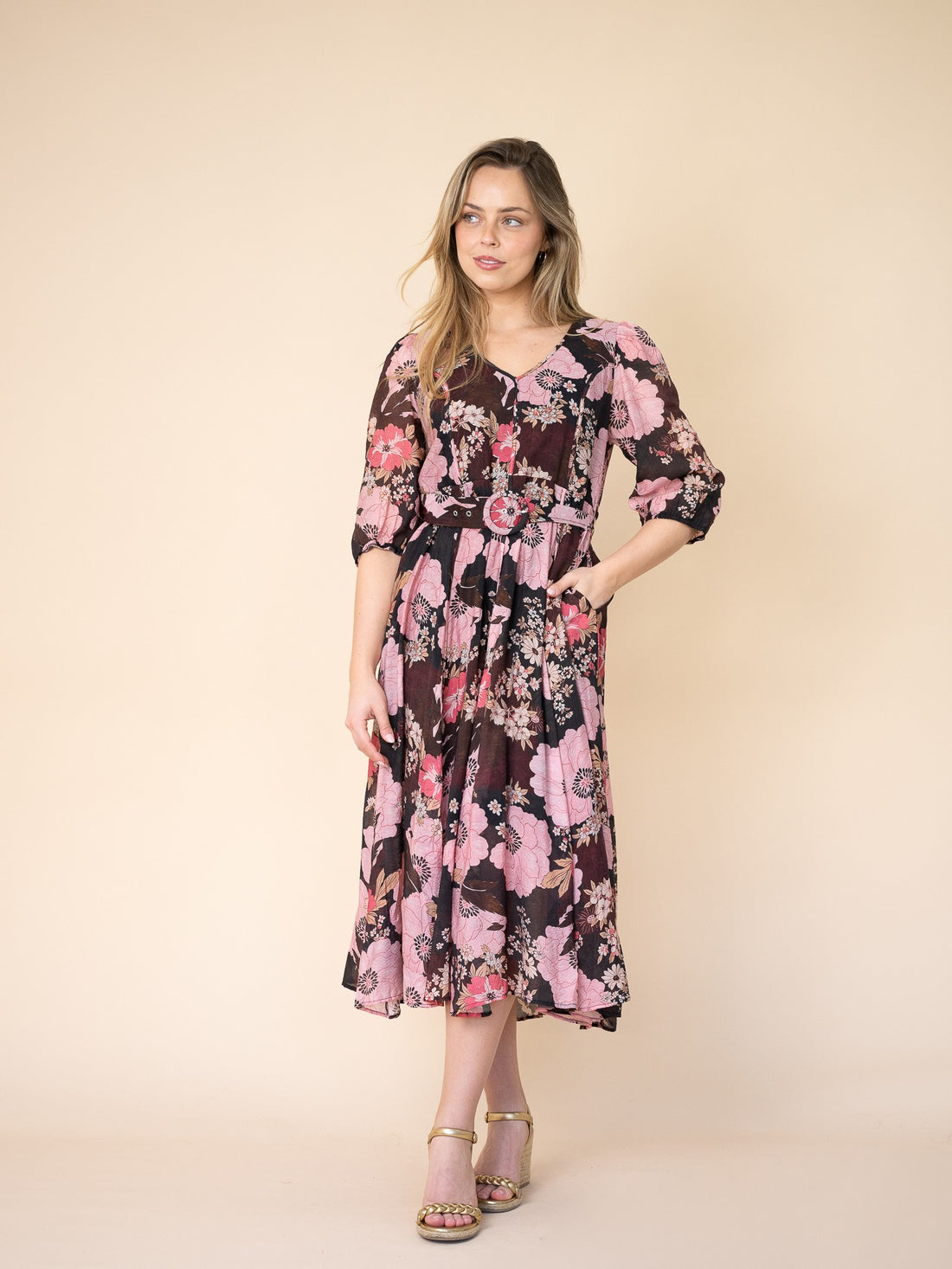 Camellia Midi Dress