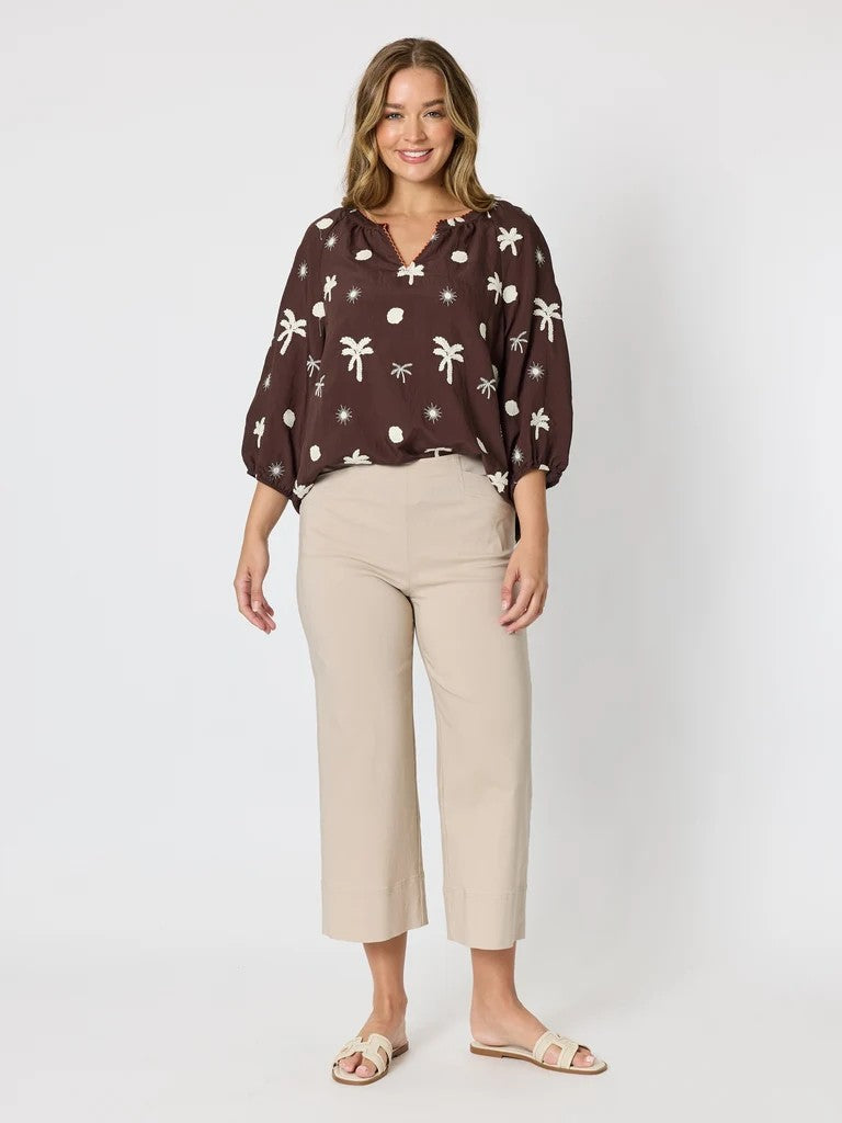 Canopy Embroidered Top