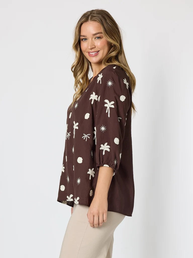 Canopy Embroidered Top