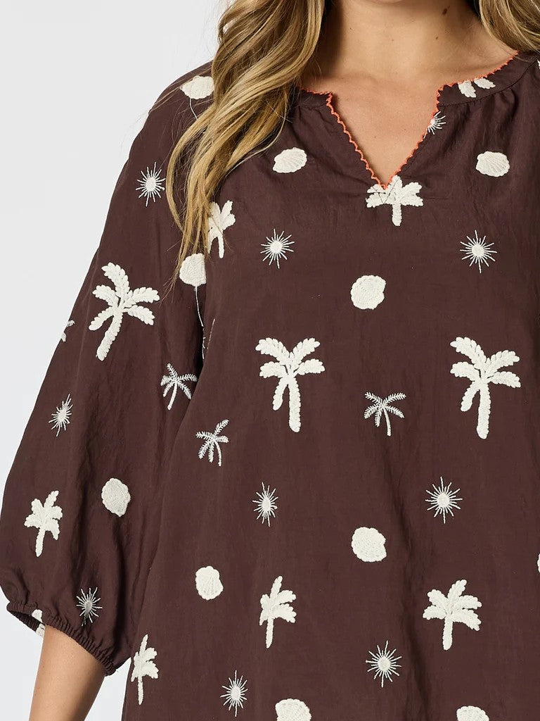 Canopy Embroidered Top